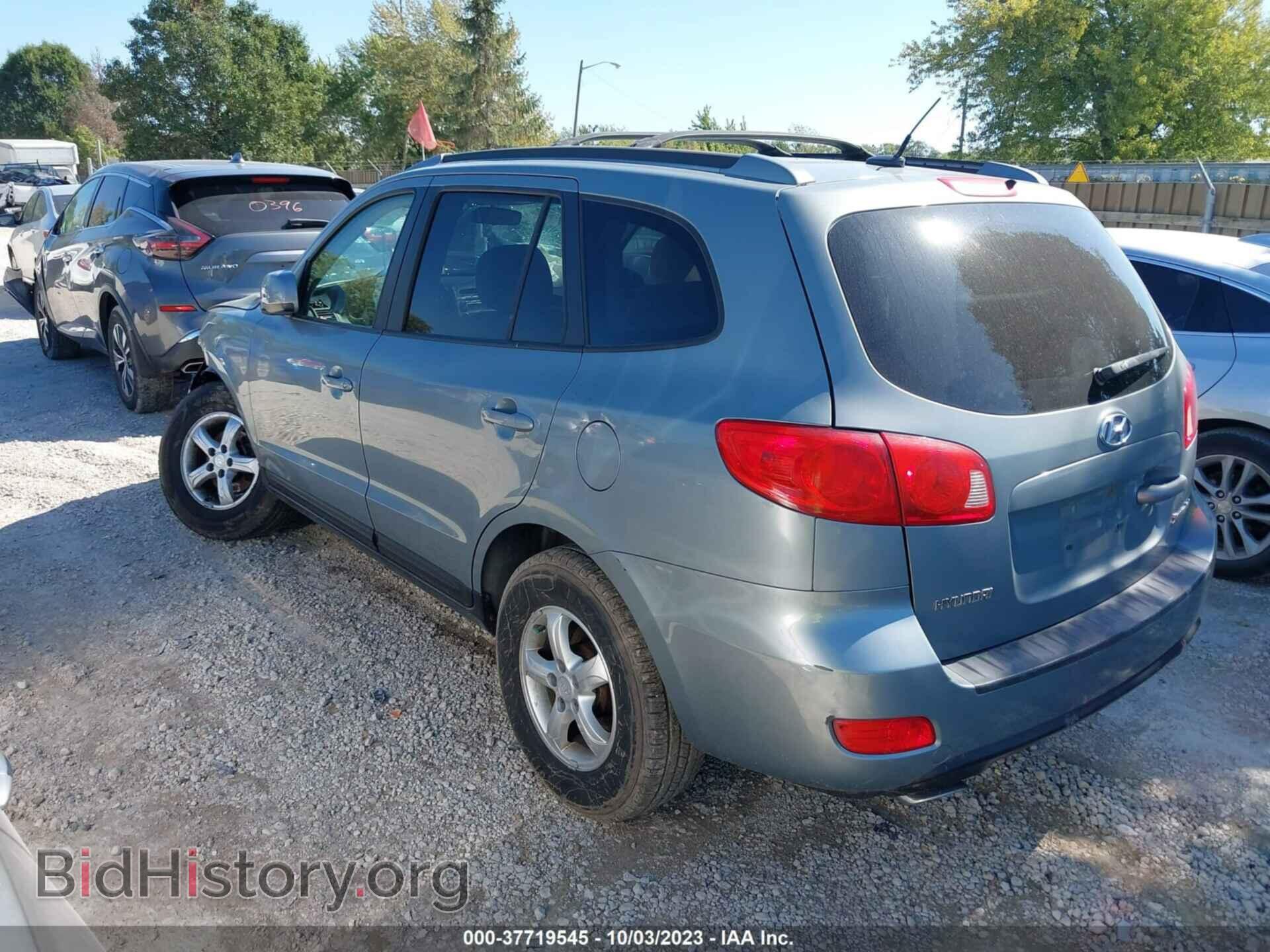 2007 HYUNDAI SANTA FE - VIN: 5NMSG13D67H090743 - Фото 3