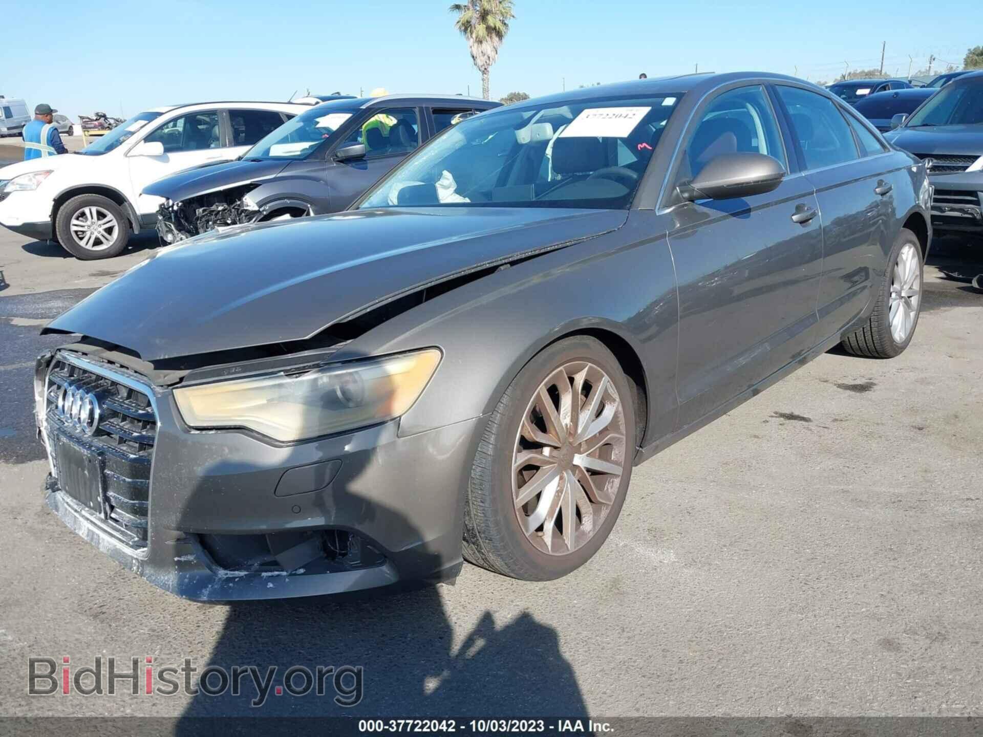 2012 AUDI A6 - VIN: WAUGGAFC4CN050146 - Фото 2