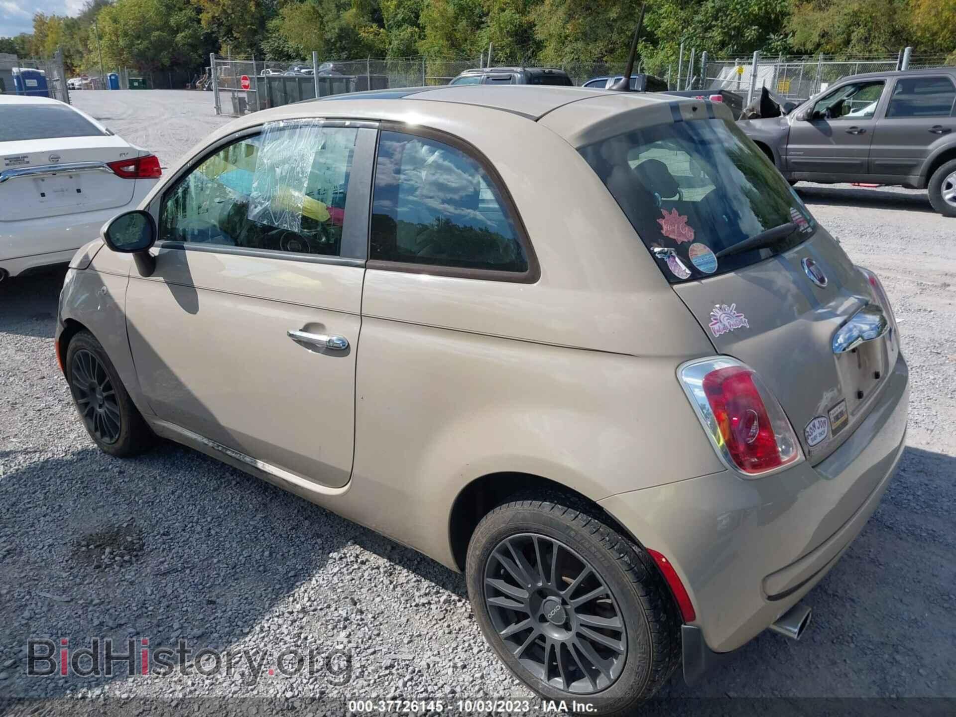 2012 FIAT 500 - VIN: 3C3CFFAR5CT383618 - Photo 3