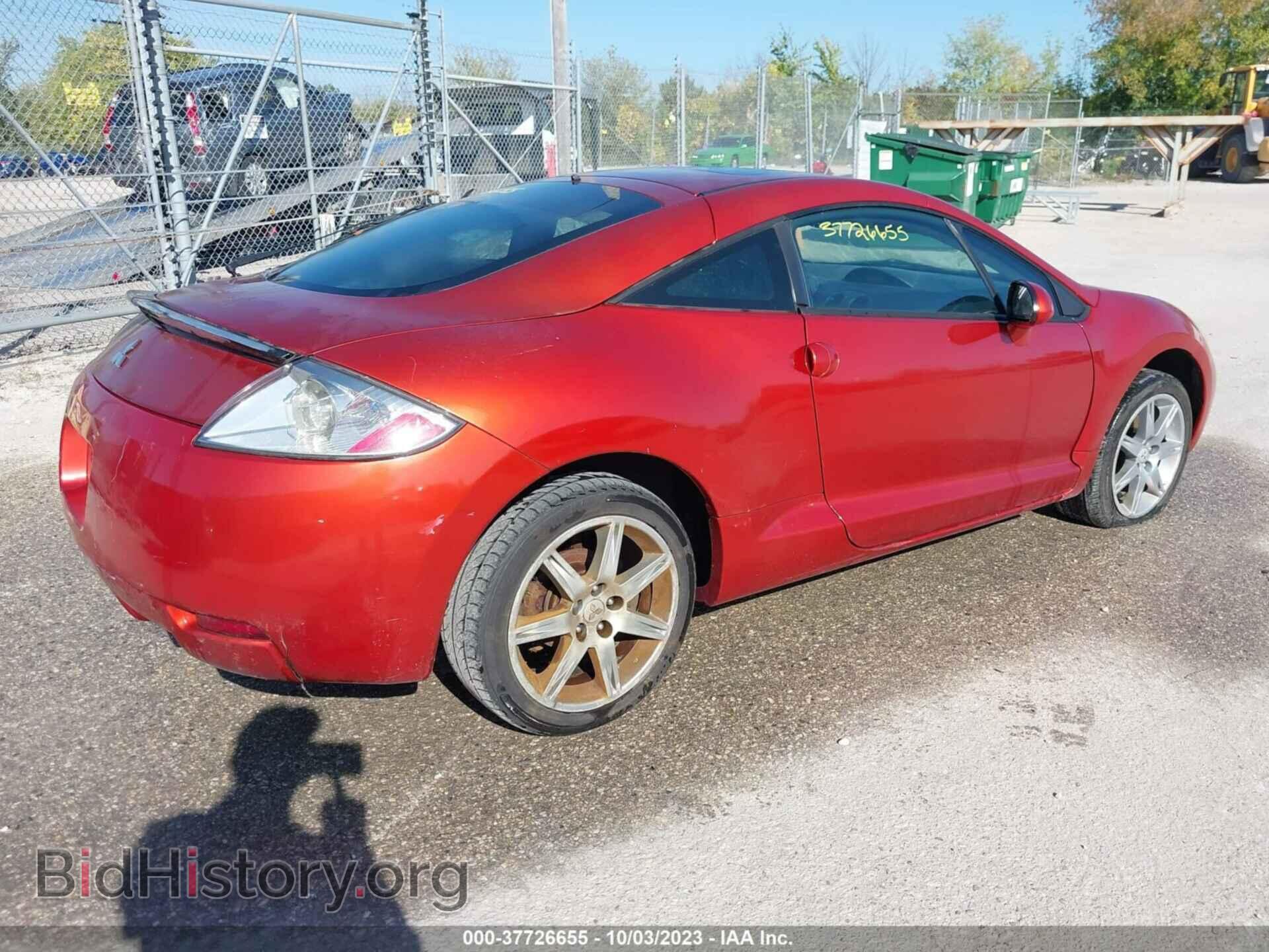 2007 MITSUBISHI ECLIPSE - VIN: 4A3AK24F07E023412 - Фото 4