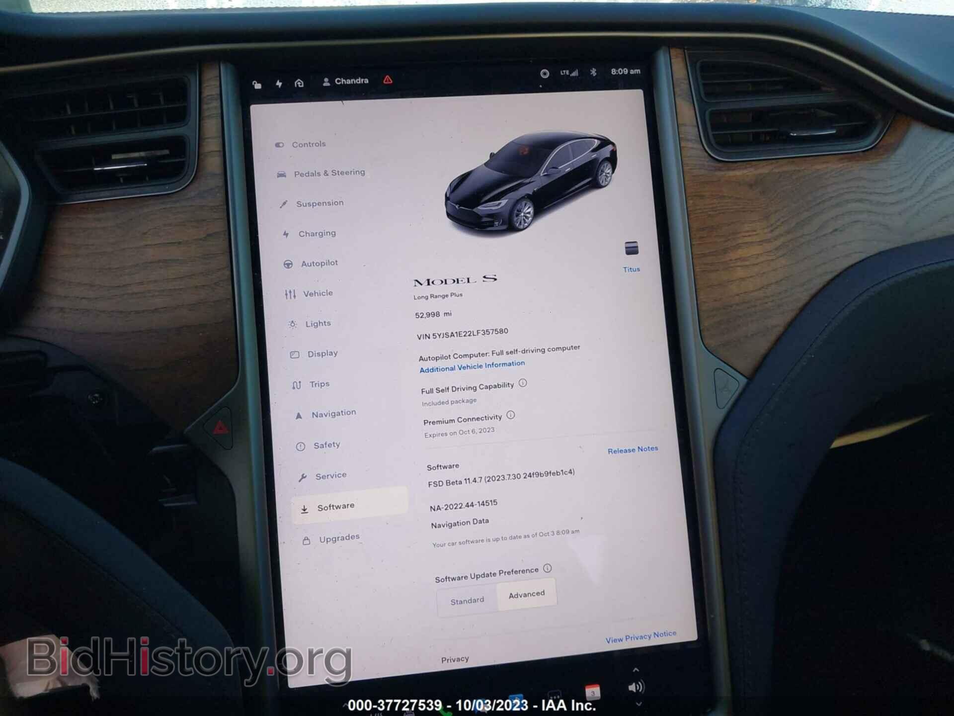 2020 TESLA MODEL S - VIN: 5YJSA1E22LF357580 - Photo 7