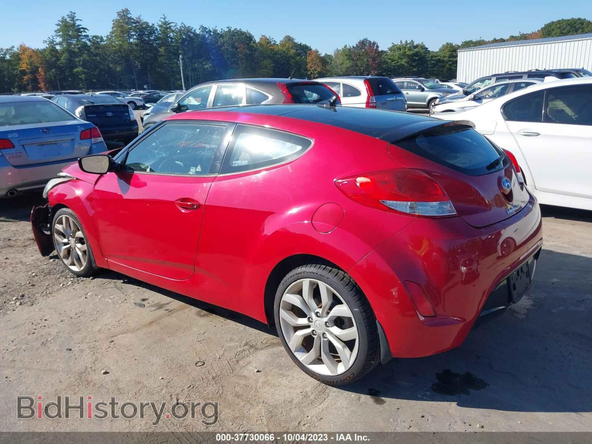 2013 HYUNDAI VELOSTER - VIN: KMHTC6AD7DU140663 - Фото 3