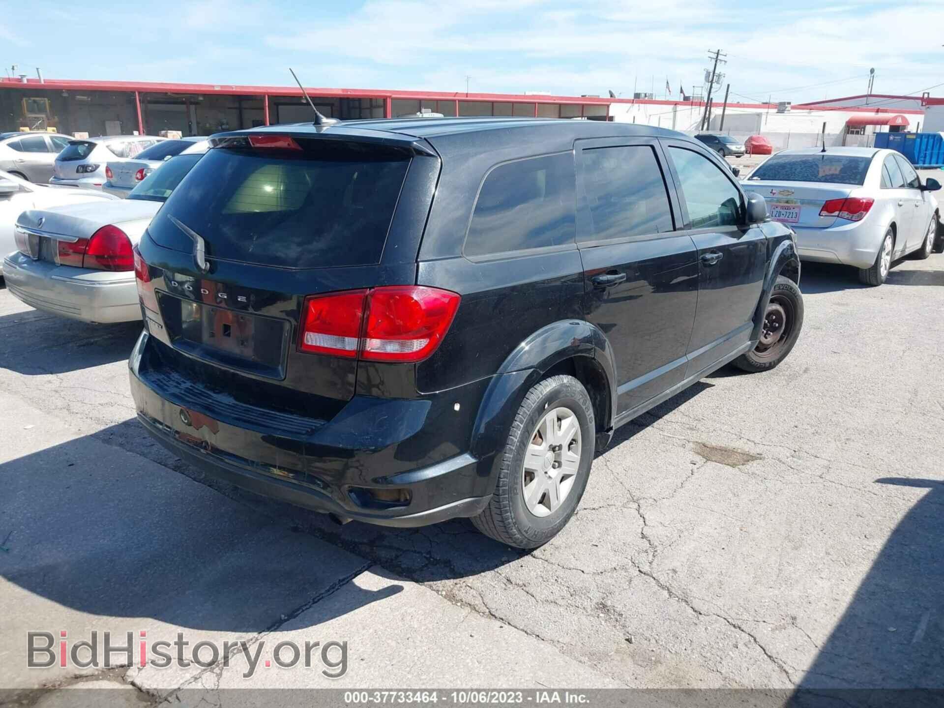 2012 DODGE JOURNEY - VIN: 3C4PDCAB4CT143531 - Фото 4
