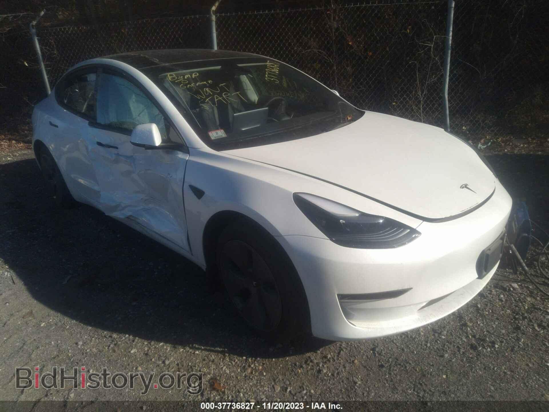 Photo 5YJ3E1EA9PF475275 - TESLA MODEL 3 2023