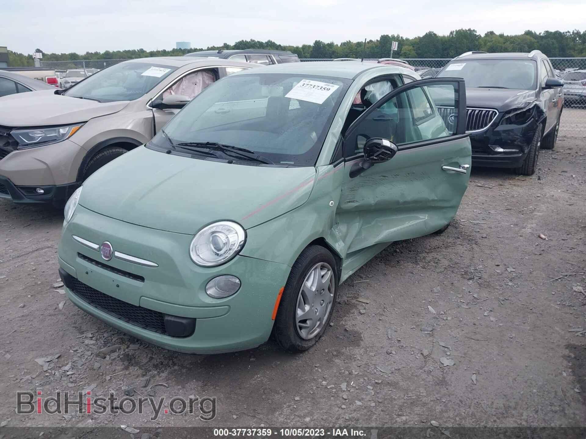2012 FIAT 500 - VIN: 3C3CFFAR4CT287480 - Photo 2