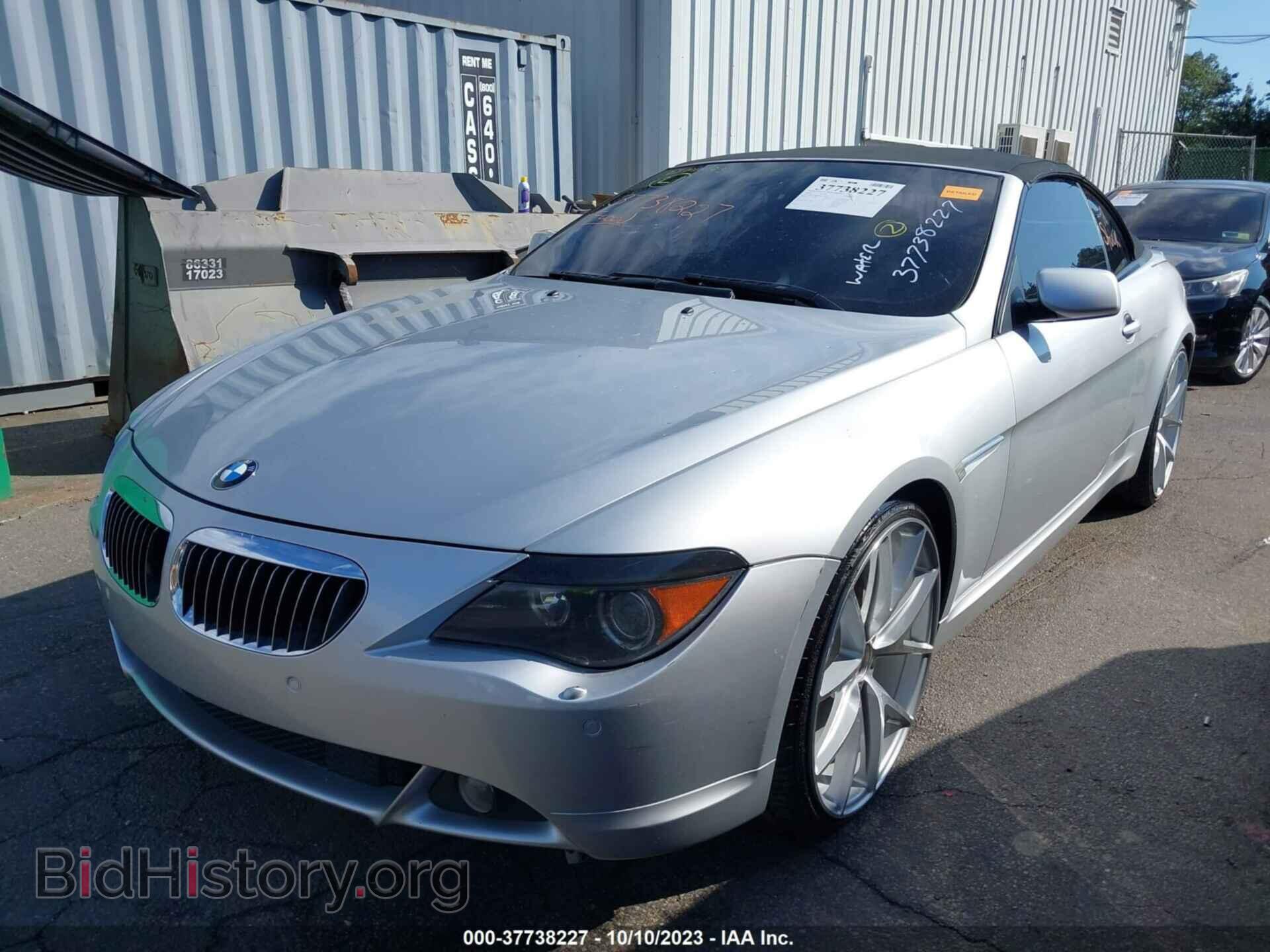 2006 BMW 6 SERIES - VIN: WBAEK13486CN79991 - Фото 2