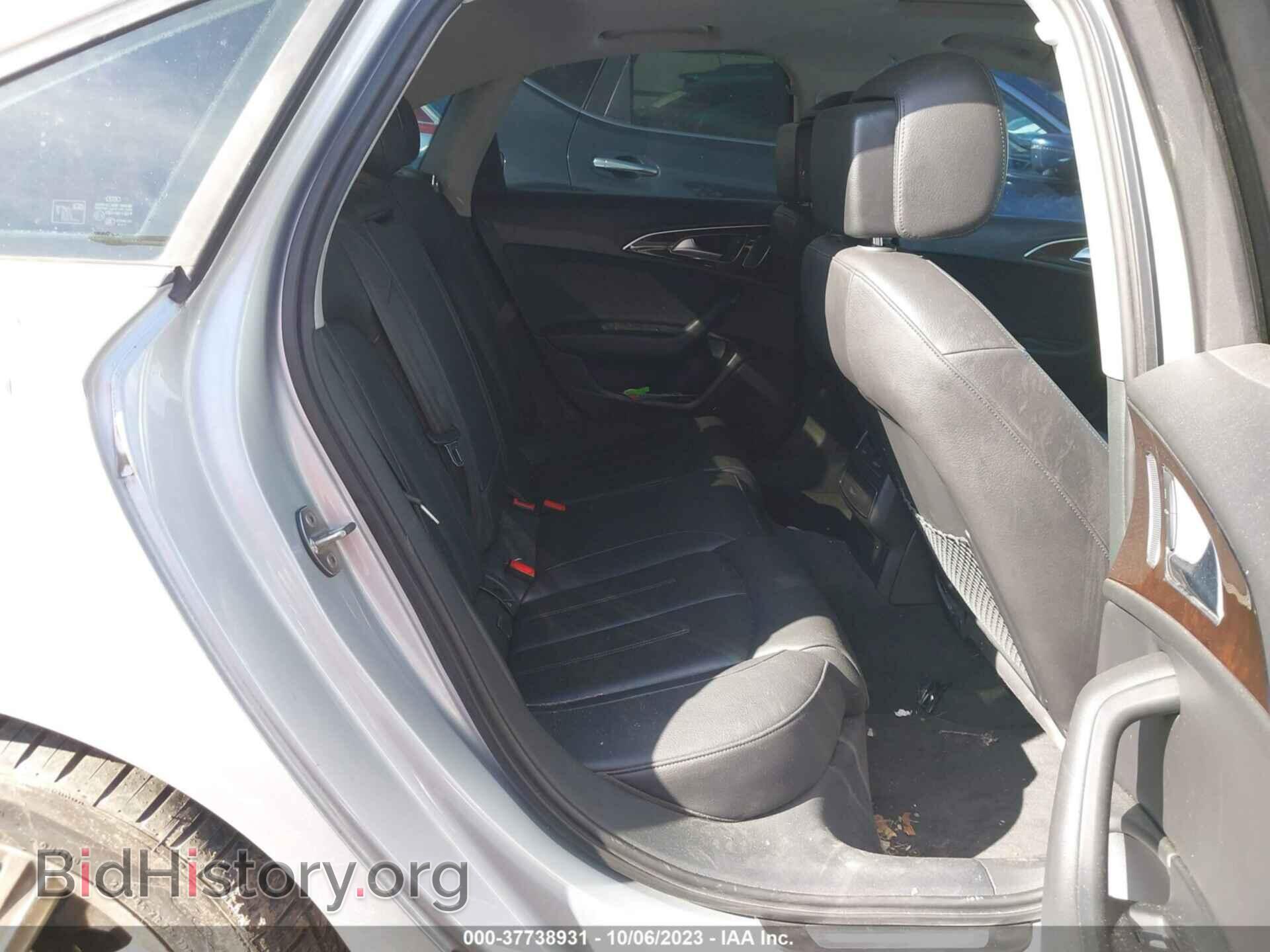 2013 AUDI A6 - VIN: WAUGGAFCXDN082164 - Фото 8