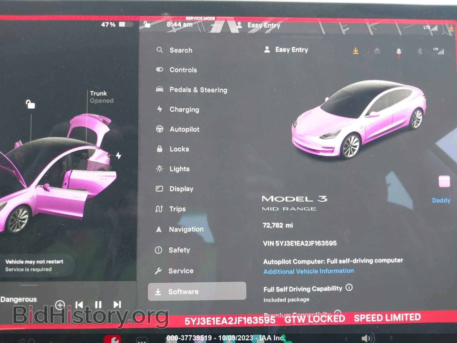 2018 TESLA MODEL 3 - VIN: 5YJ3E1EA2JF163595 - Photo 7
