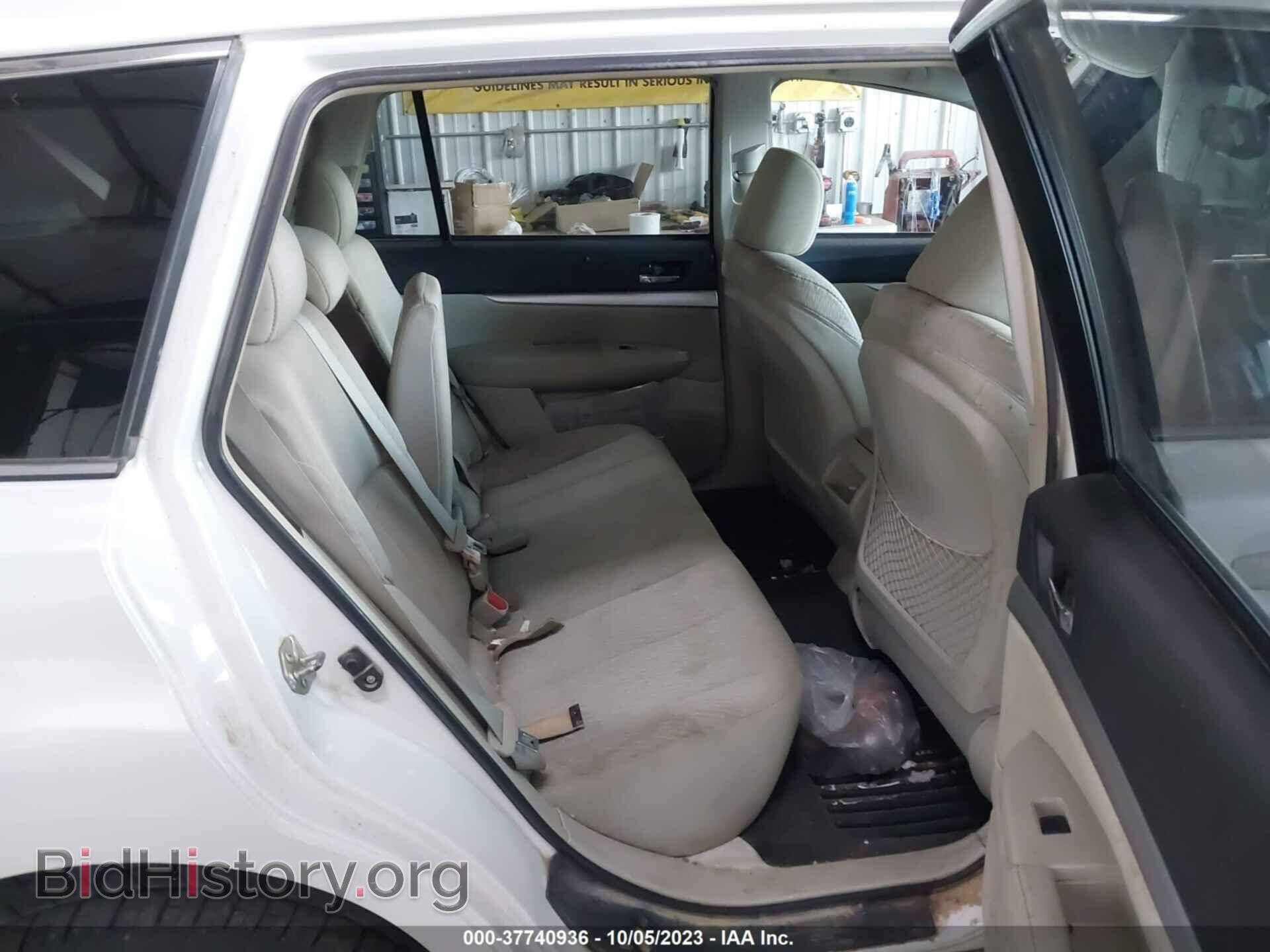 2012 SUBARU OUTBACK - VIN: 4S4BRCCC8C3237422 - Фото 8