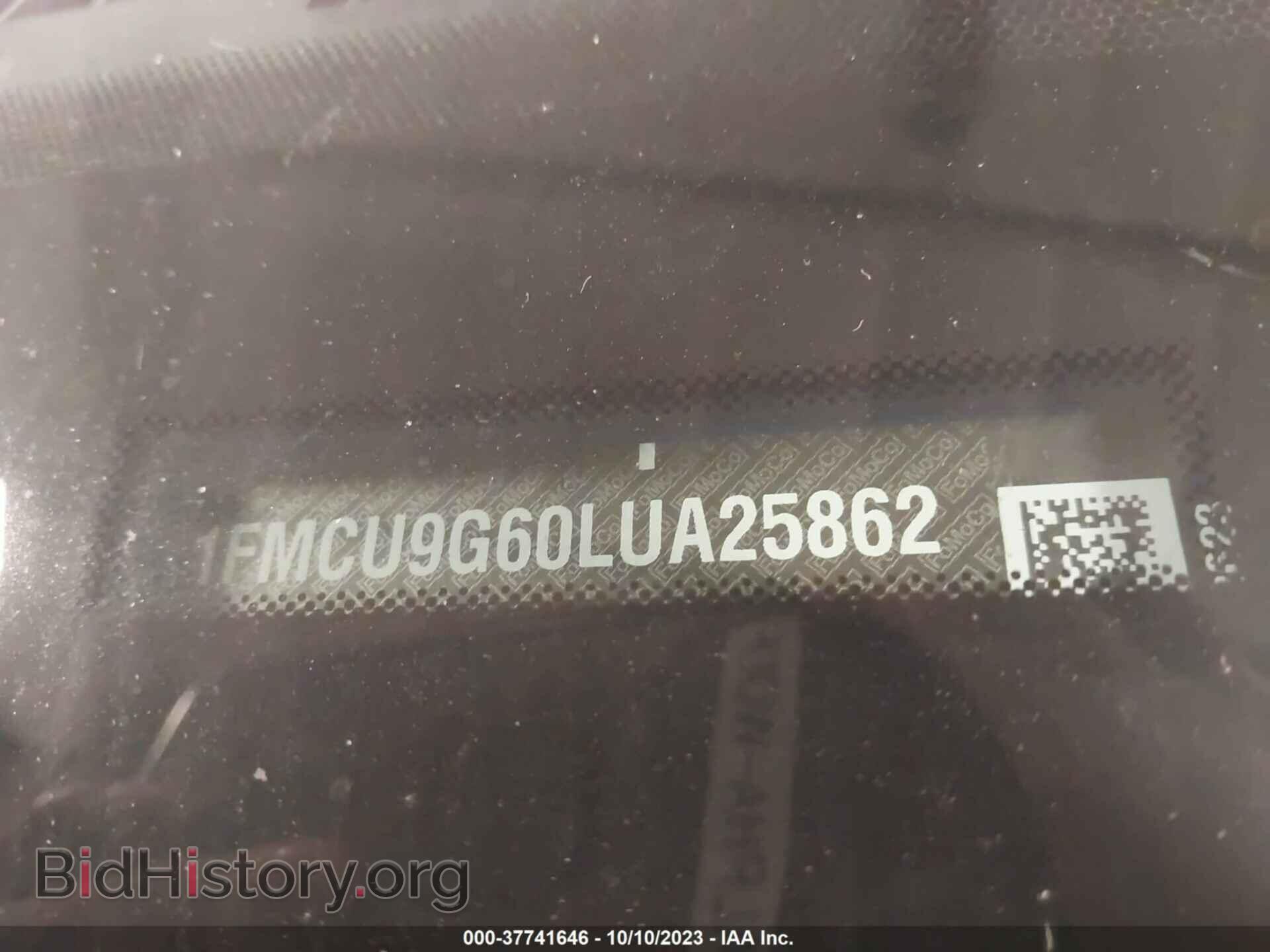 2020 FORD ESCAPE - VIN: 1FMCU9G60LUA25862 - Фото 9