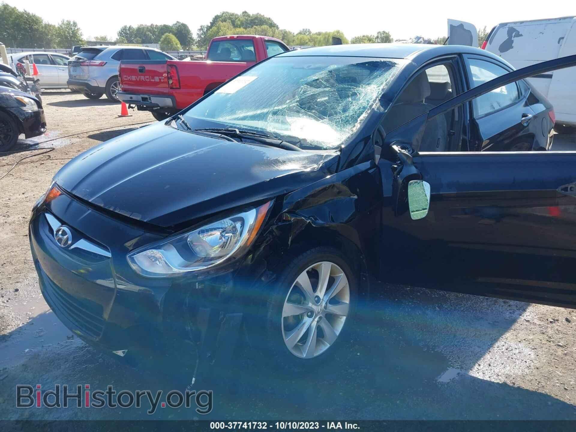 2013 HYUNDAI ACCENT - VIN: KMHCU4AE2DU377247 - Фото 6