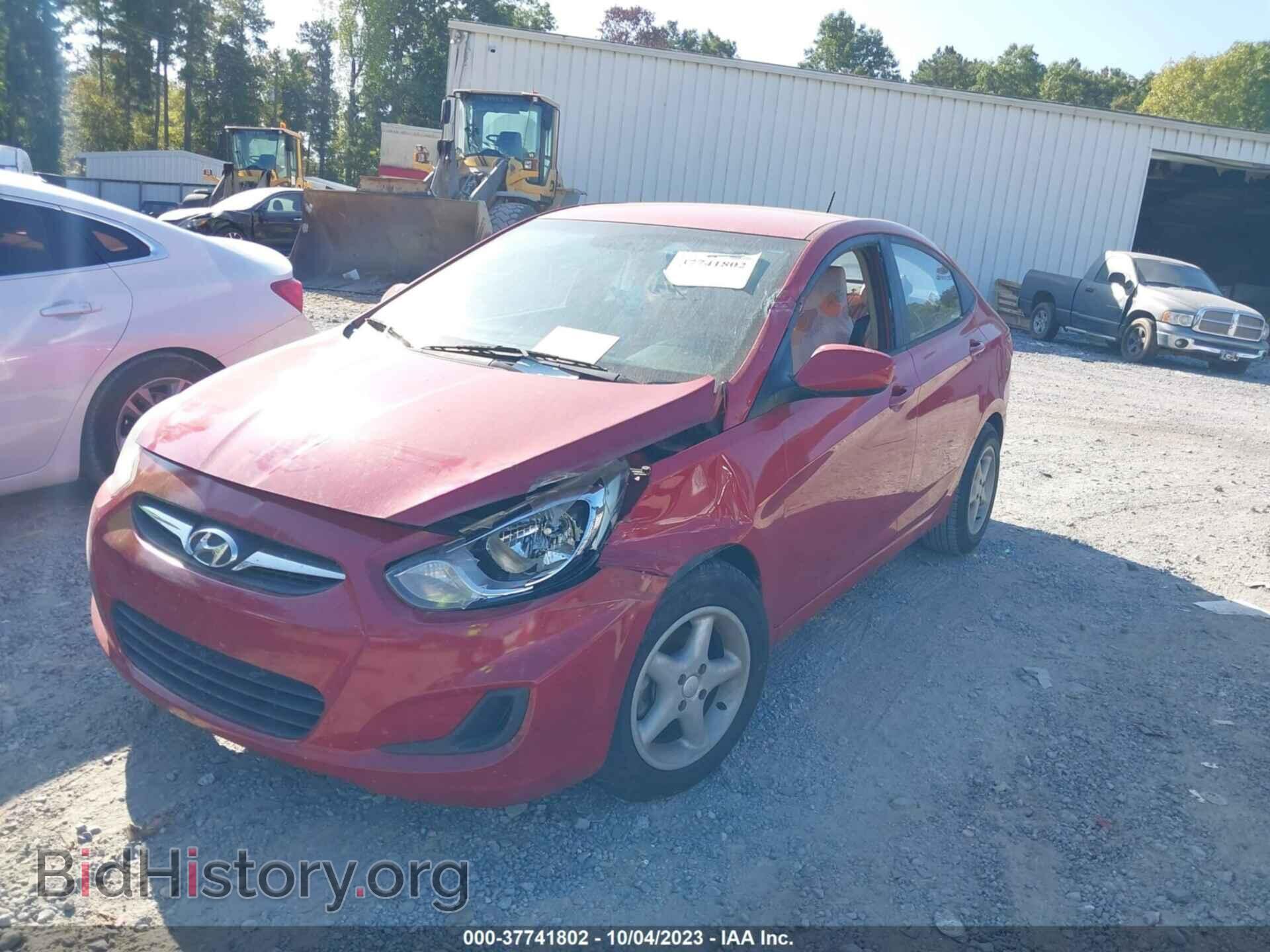 2013 HYUNDAI ACCENT - VIN: KMHCT4AEXDU446317 - Фото 2
