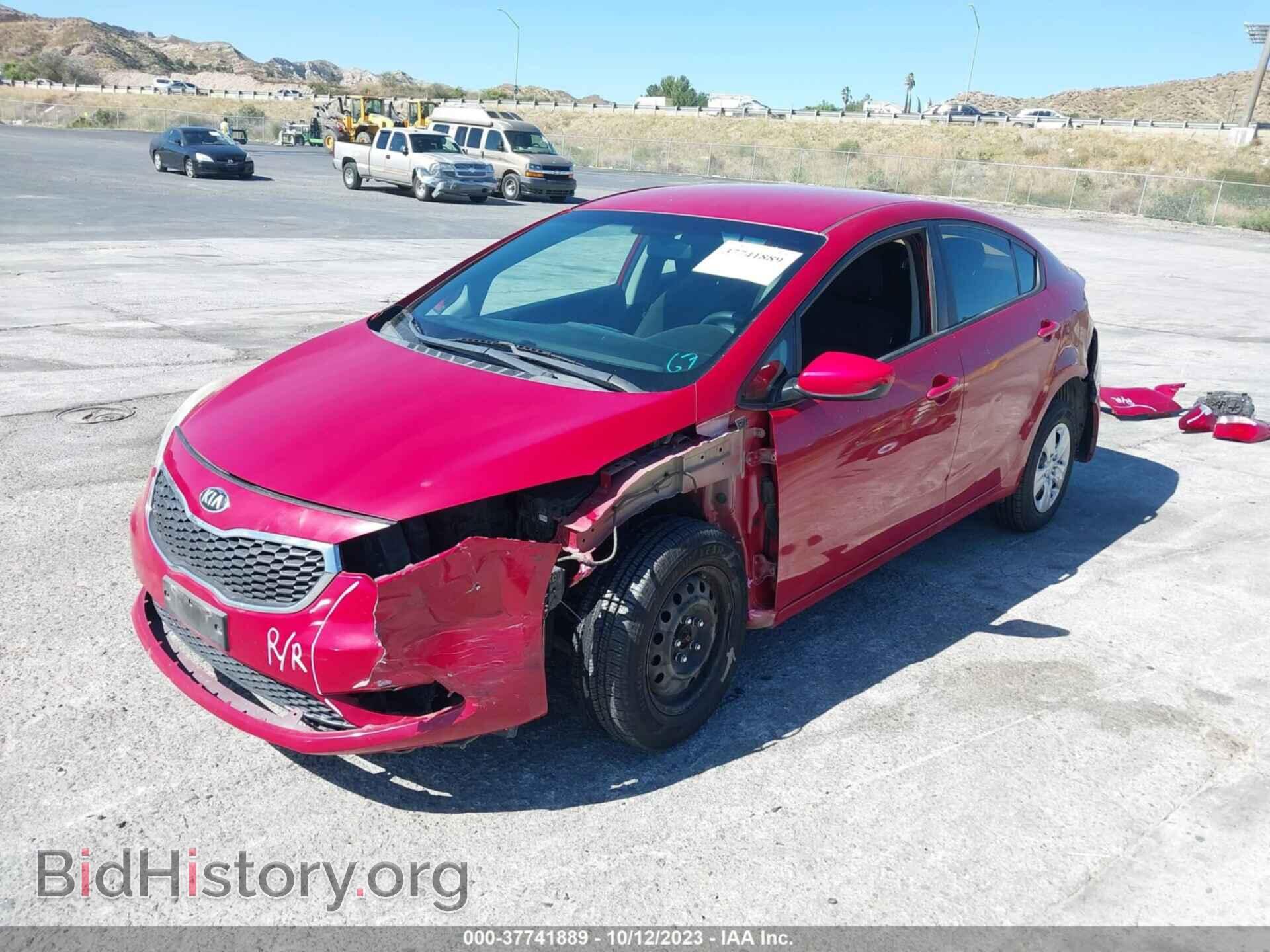 2014 KIA FORTE - VIN: KNAFK4A65E5099596 - Фото 2