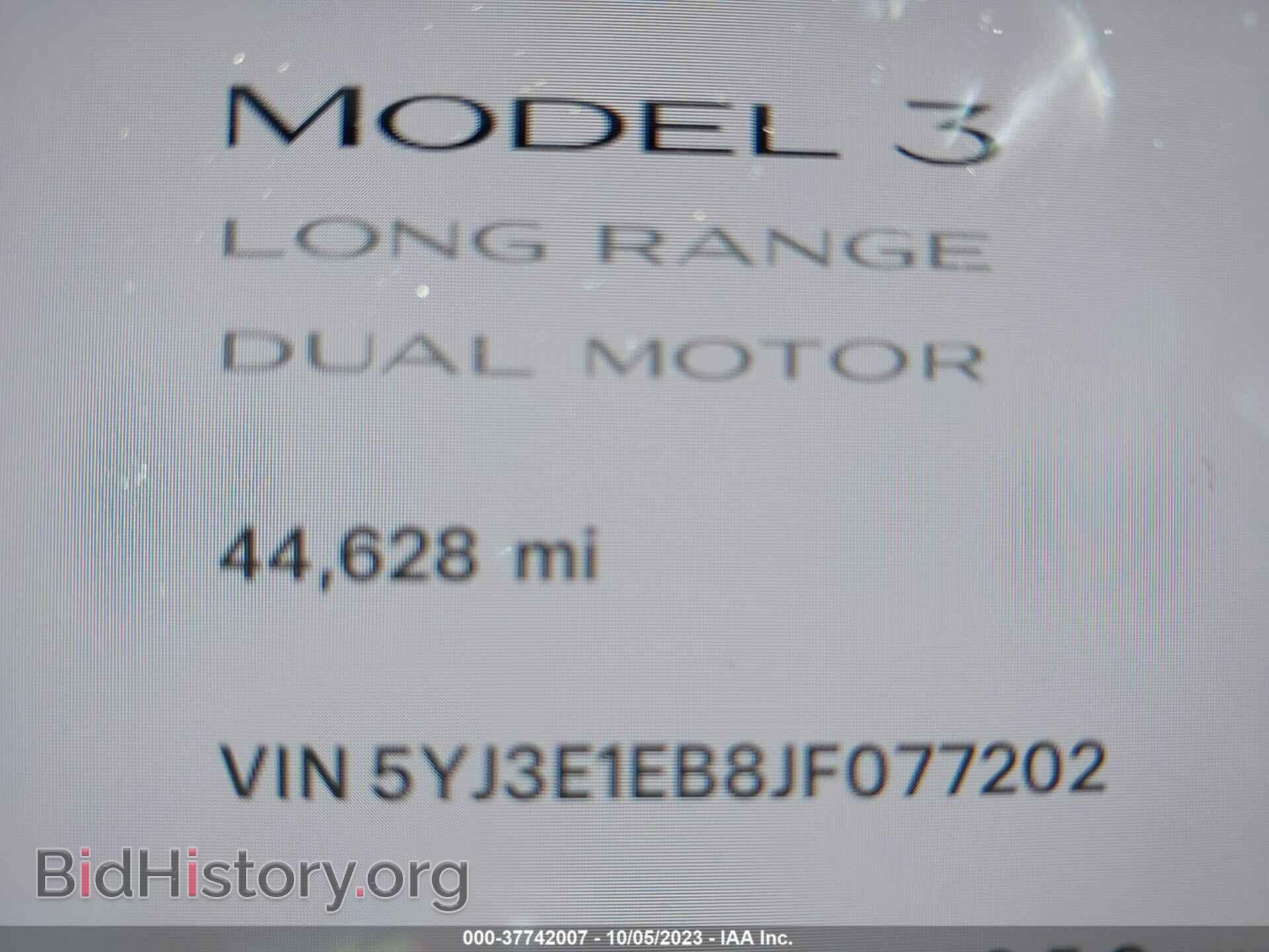 2018 TESLA MODEL 3 - VIN: 5YJ3E1EB8JF077202 - Photo 7
