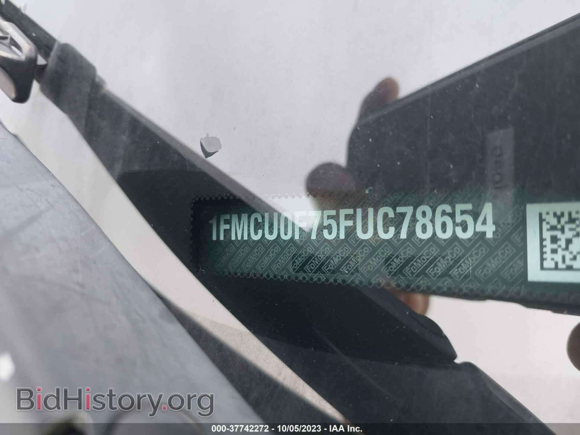 2015 FORD ESCAPE - VIN: 1FMCU0F75FUC78654 - Photo 9