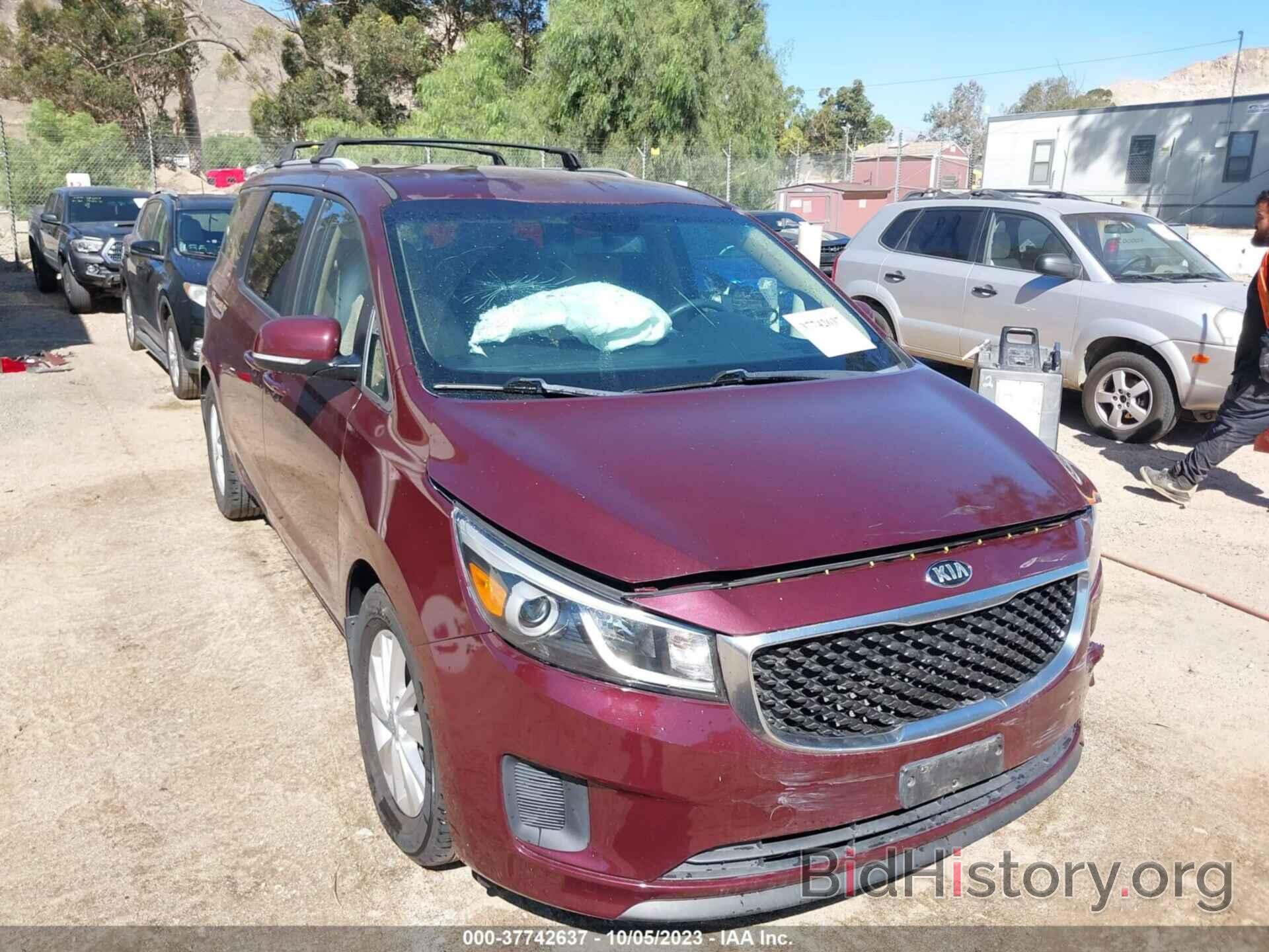 Photo KNDMB5C10G6168077 - KIA SEDONA 2016