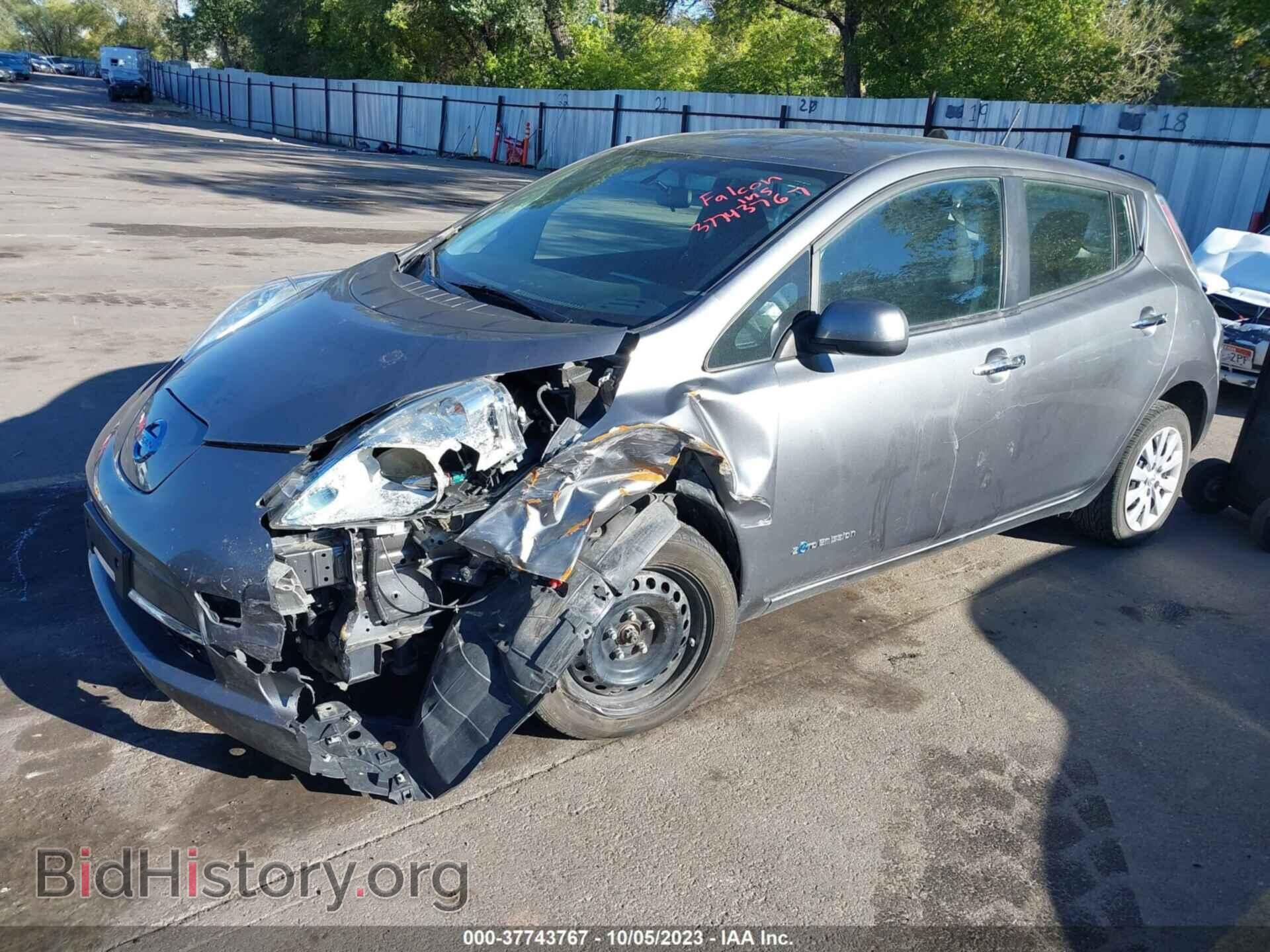 2015 NISSAN LEAF - VIN: 1N4AZ0CP0FC320712 - Фото 2