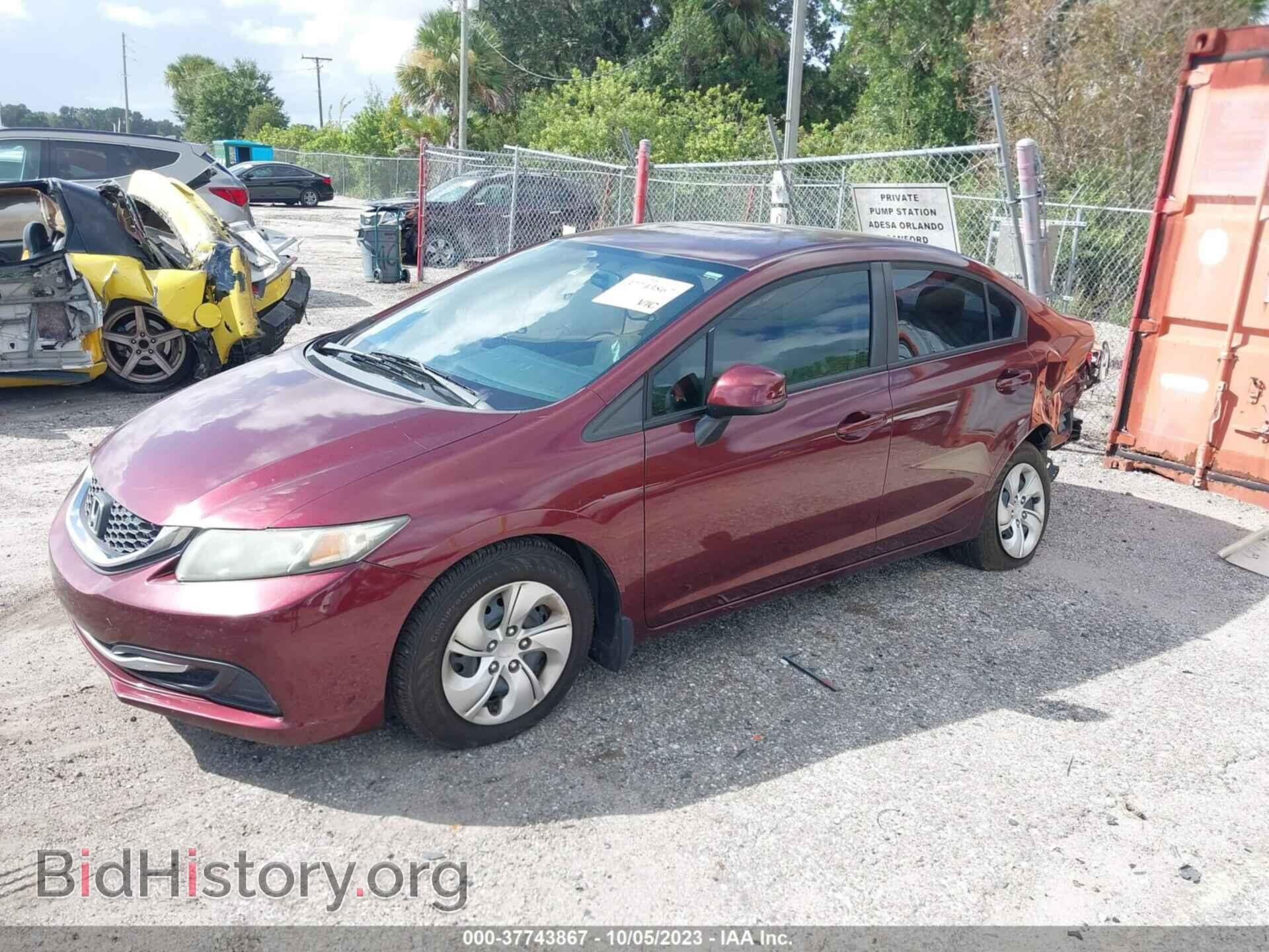 2013 HONDA CIVIC SDN - VIN: 19XFB2F59DE055935 - Фото 2