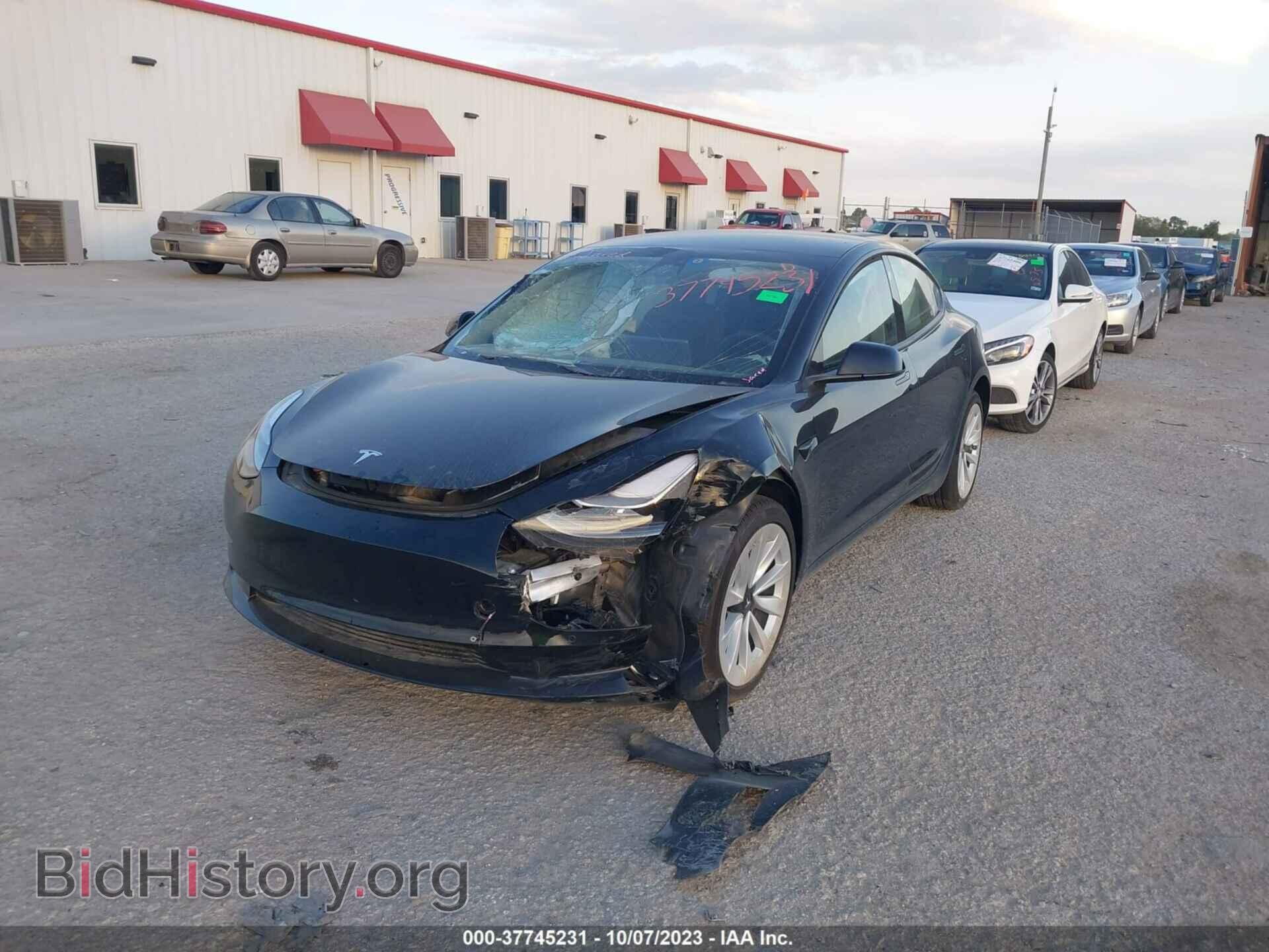 2022 TESLA MODEL 3 - VIN: 5YJ3E1EA4NF302597 - Фото 2