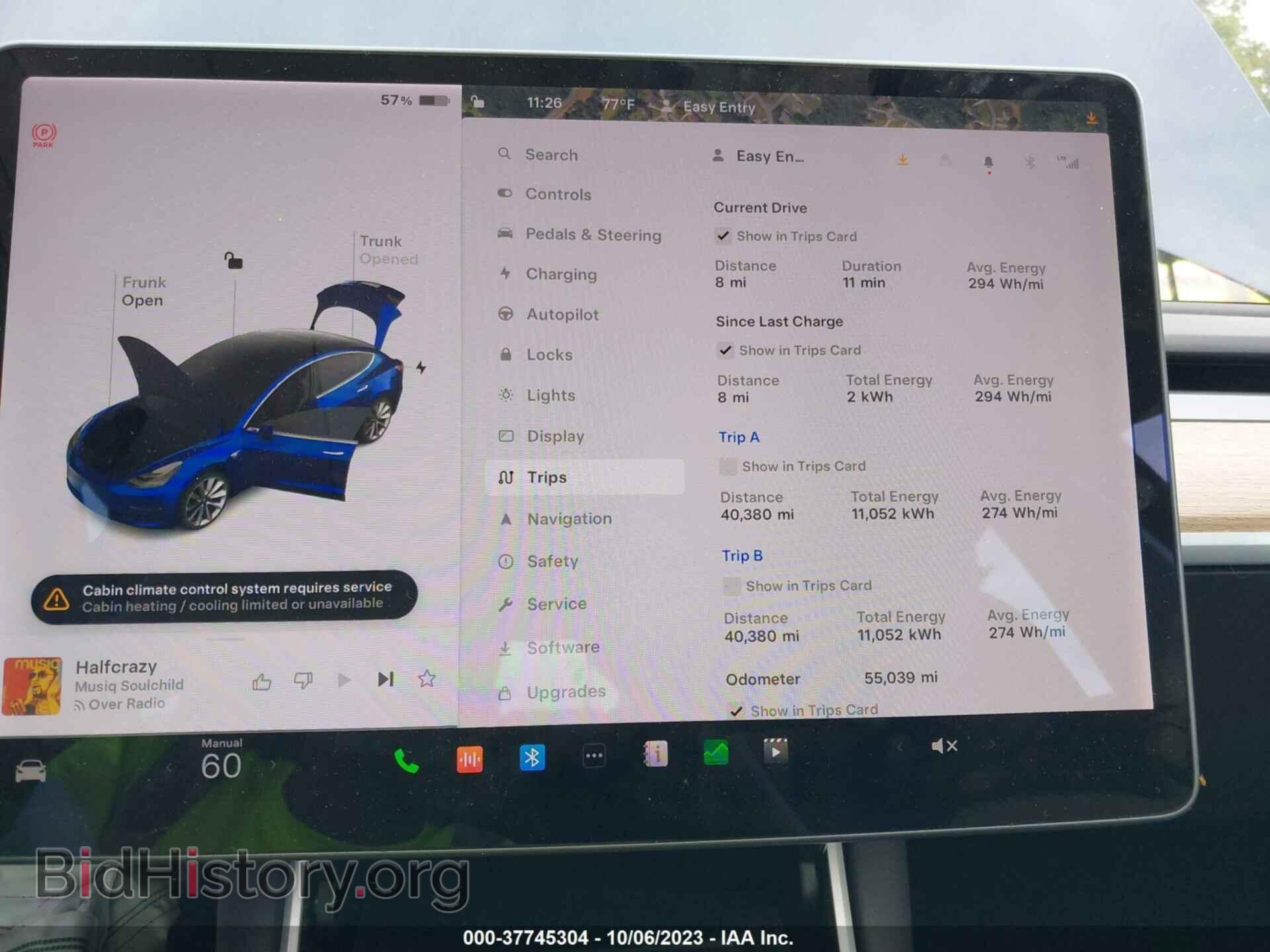 2019 TESLA MODEL 3 - VIN: 5YJ3E1EA5KF402302 - Фото 12