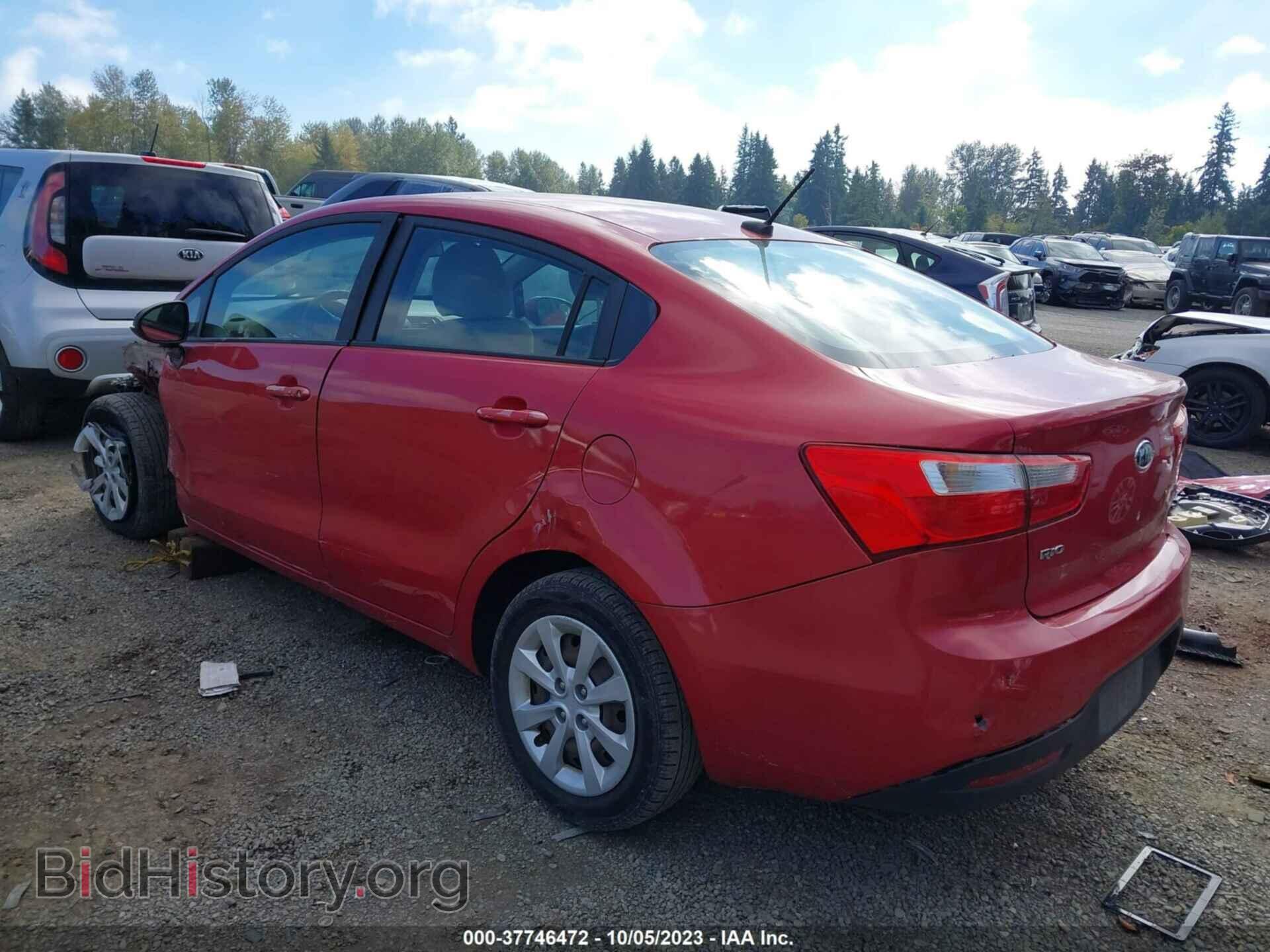 2012 KIA RIO - VIN: KNADM4A33C6085470 - Фото 3