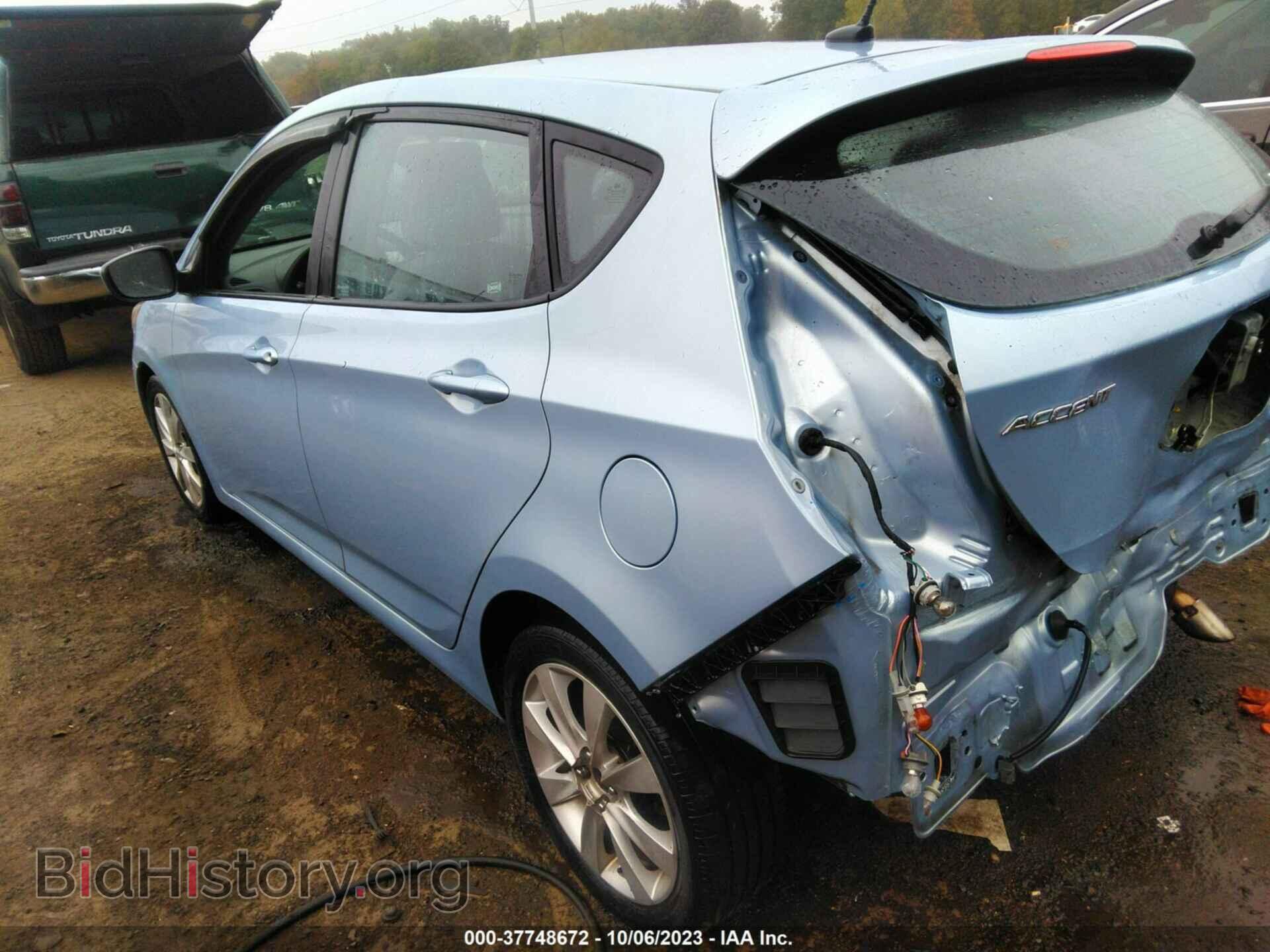 2012 HYUNDAI ACCENT - VIN: KMHCU5AE8CU005139 - Фото 3