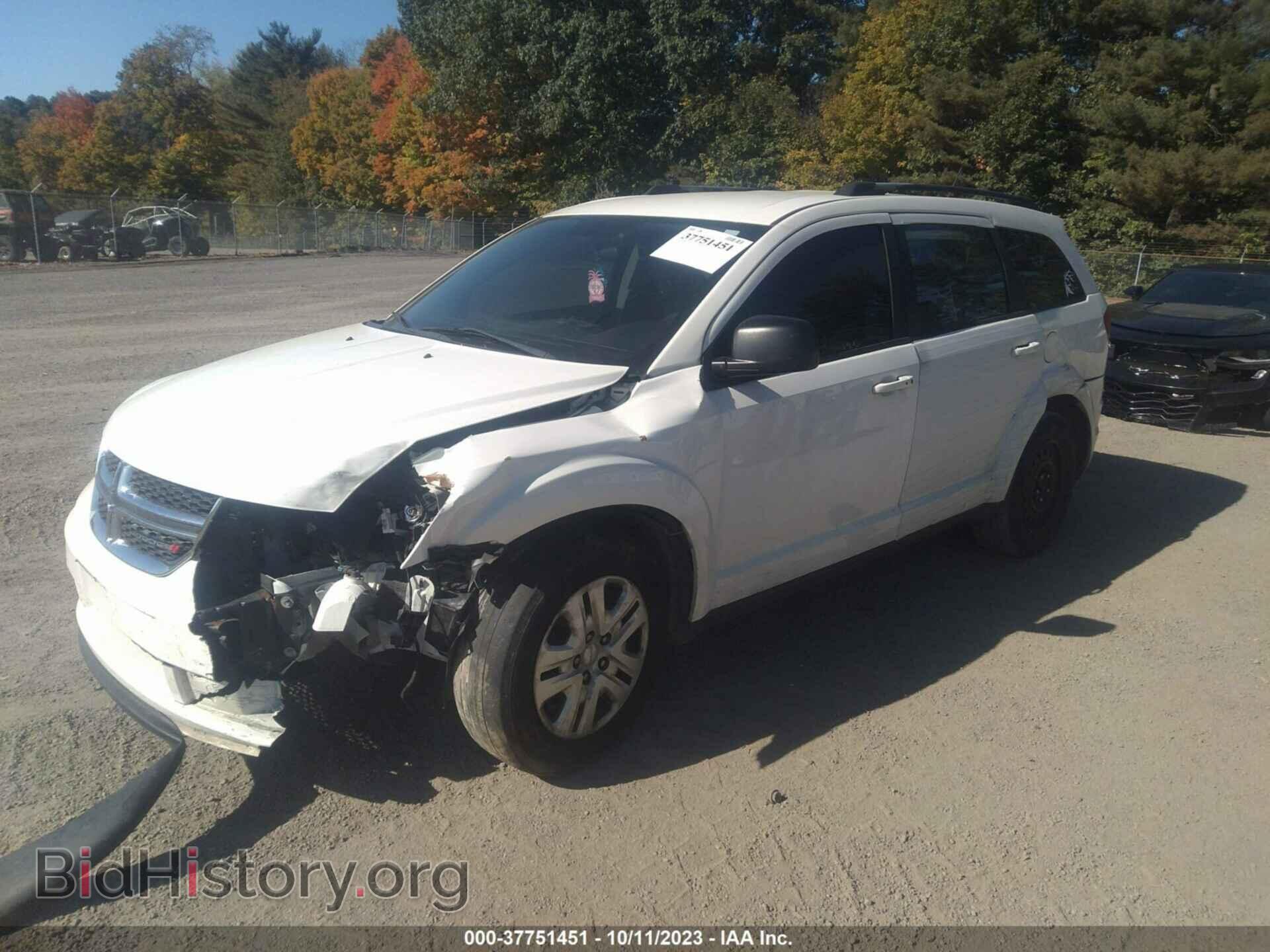 2017 DODGE JOURNEY - VIN: 3C4PDCAB9HT621904 - Фото 2