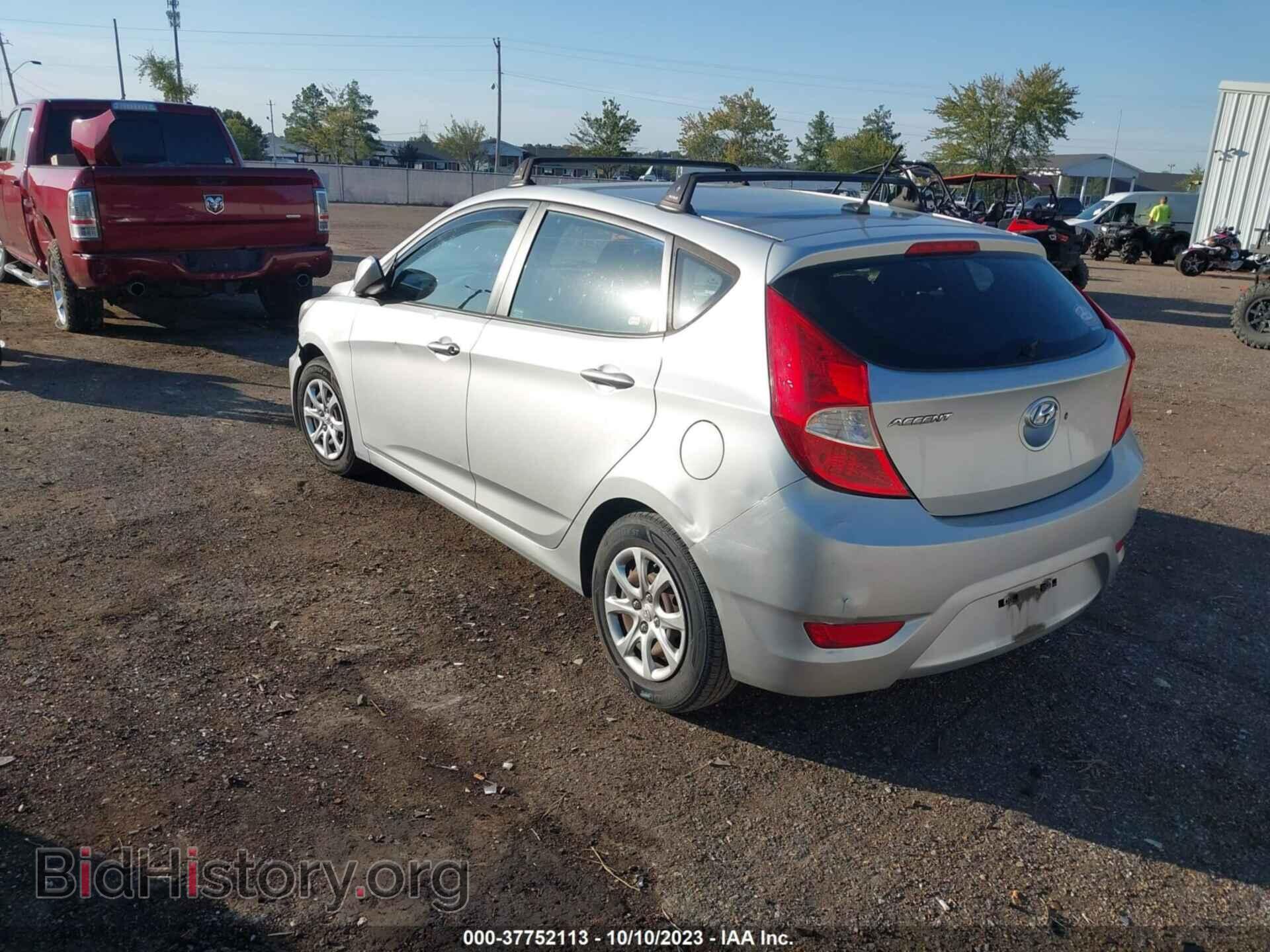 2012 HYUNDAI ACCENT - VIN: KMHCT5AE9CU021661 - Фото 3