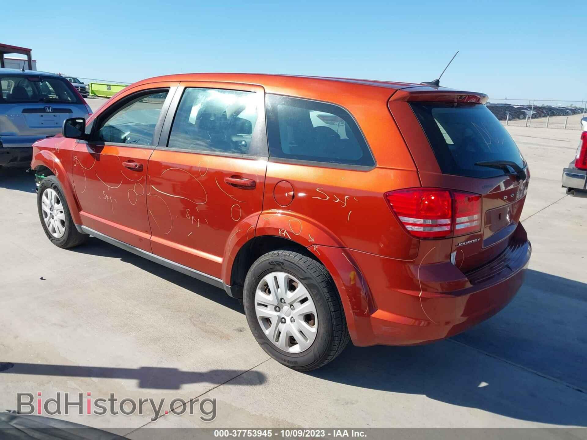 2013 DODGE JOURNEY - VIN: 3C4PDCAB3DT728604 - Фото 3
