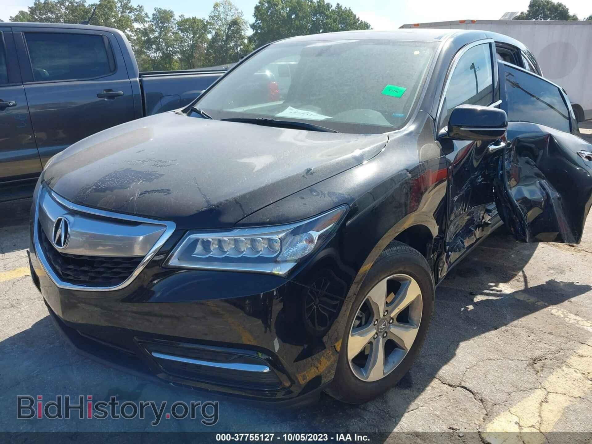 2016 ACURA MDX - VIN: 5FRYD4H27GB061053 - Фото 2