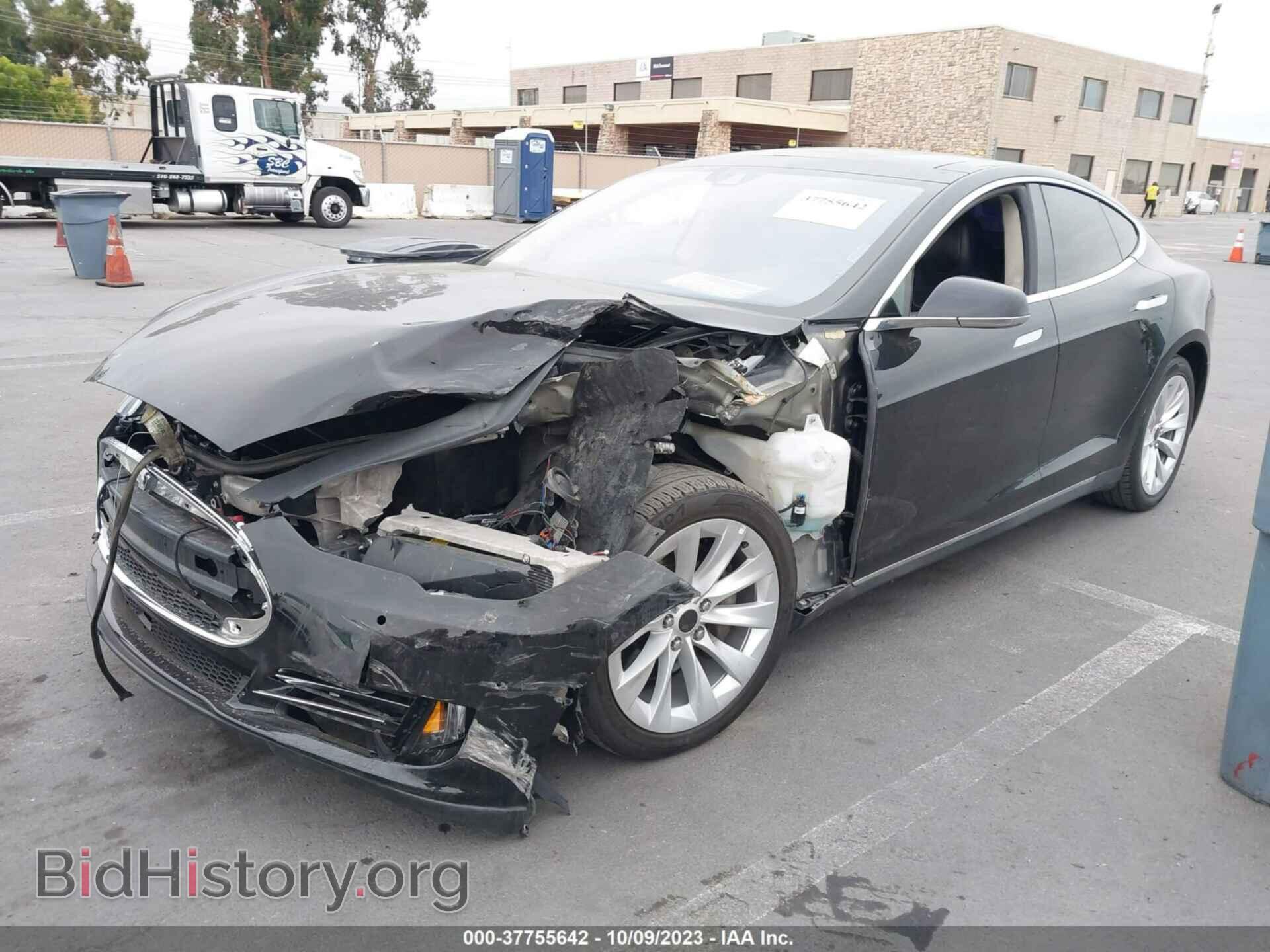 2014 TESLA MODEL S - VIN: 5YJSA1H14EFP61485 - Фото 2