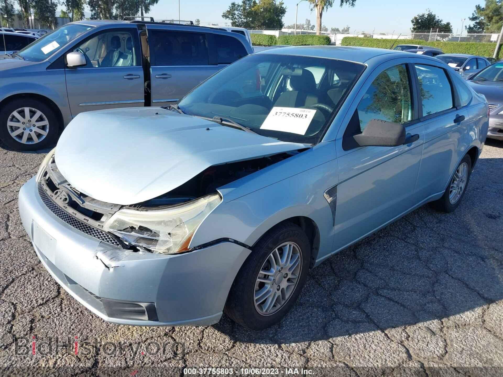2008 FORD FOCUS - VIN: 1FAHP35N78W210968 - Фото 2