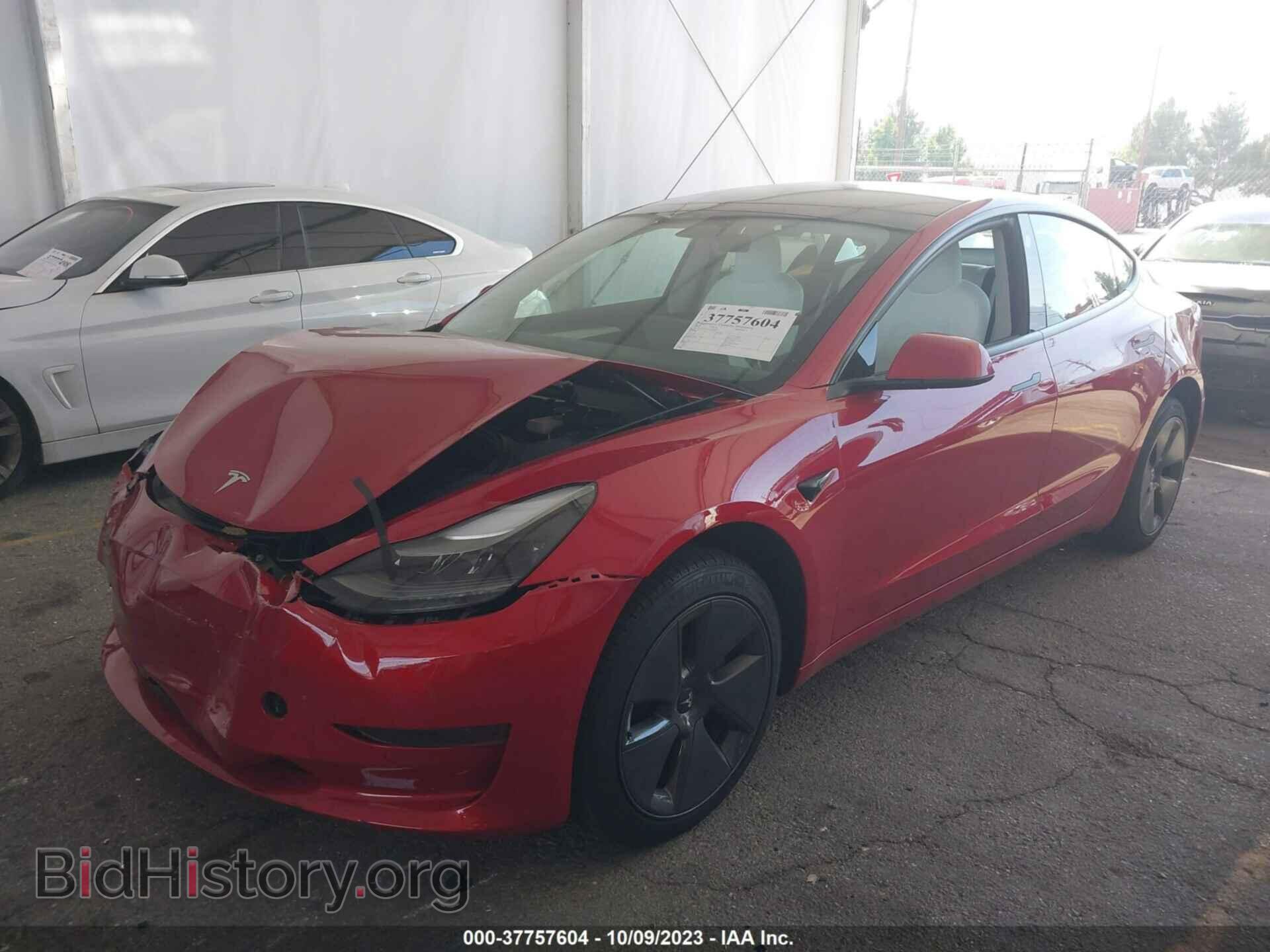 2022 TESLA MODEL 3 - VIN: 5YJ3E1EA3NF358627 - Фото 2