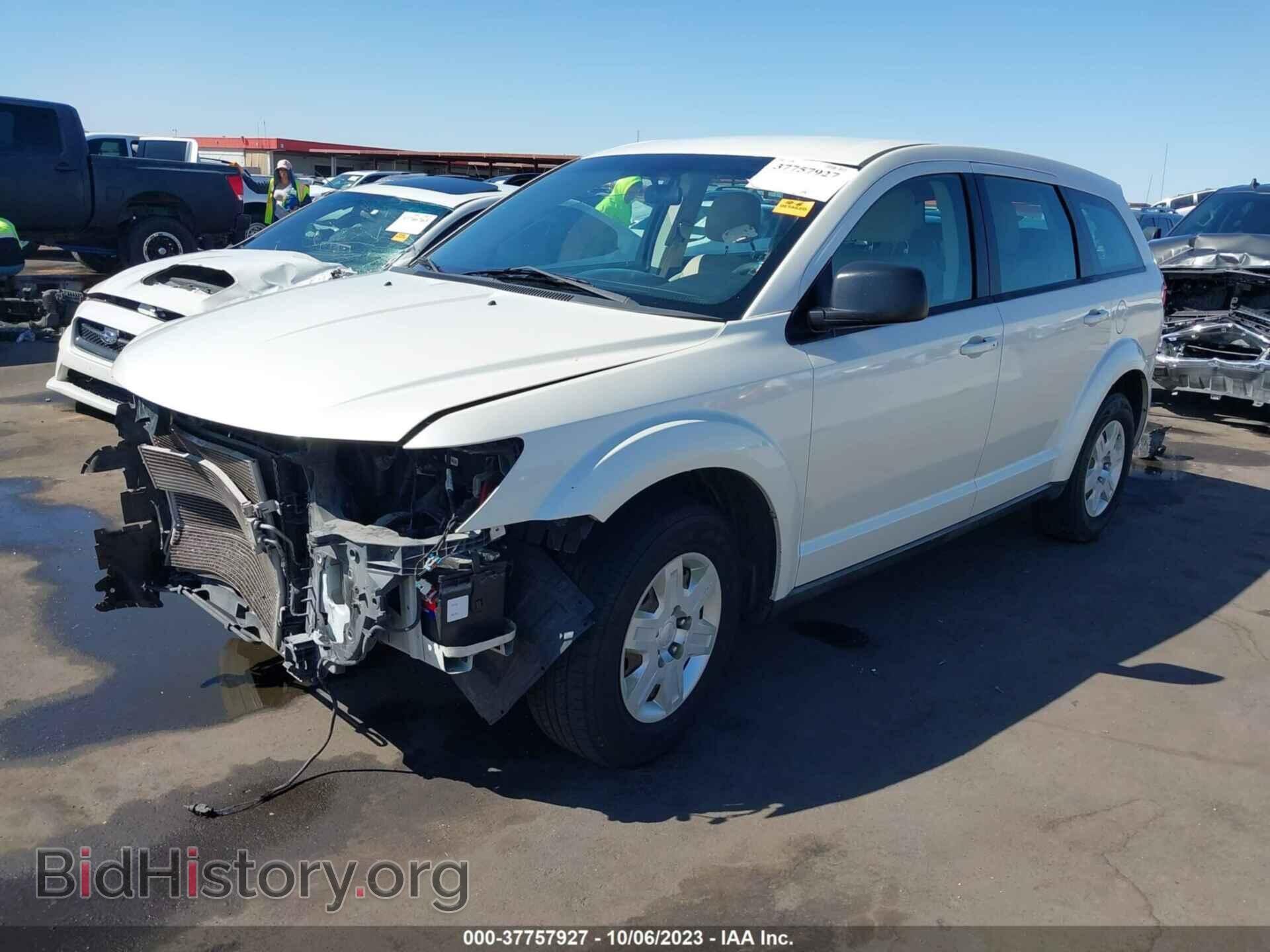 2012 DODGE JOURNEY - VIN: 3C4PDCAB9CT320056 - Фото 2