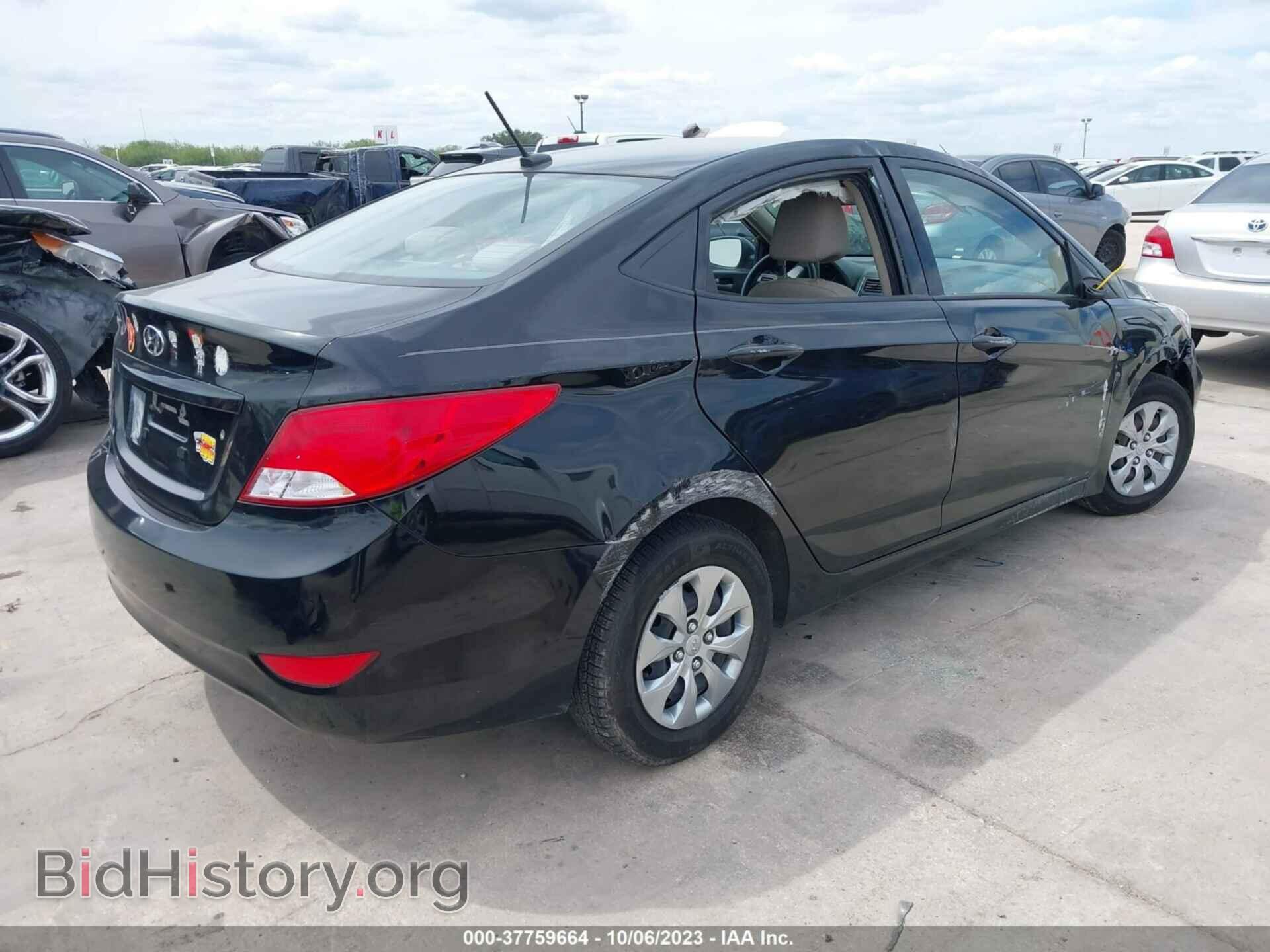 2017 HYUNDAI ACCENT - VIN: KMHCT4AE3HU374009 - Фото 4