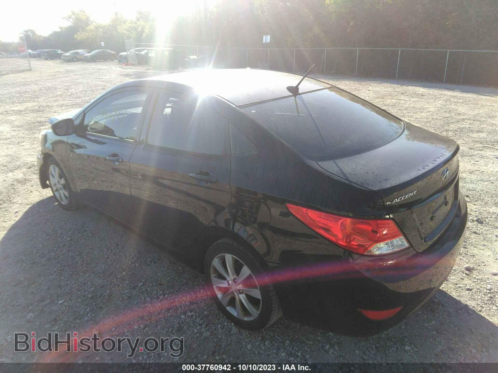 2012 HYUNDAI ACCENT - VIN: KMHCU4AE4CU186623 - Photo 3