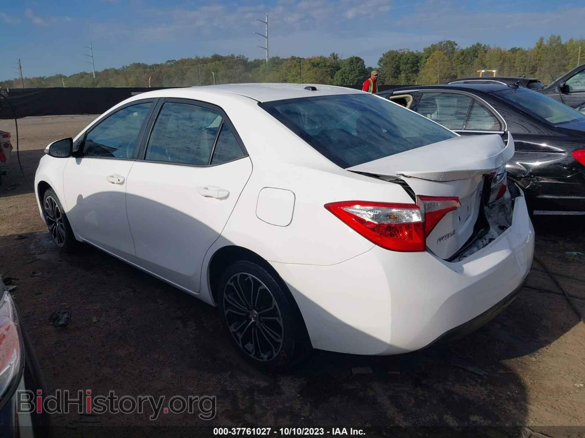 2015 TOYOTA COROLLA - VIN: 2T1BURHE2FC392124 - Фото 3