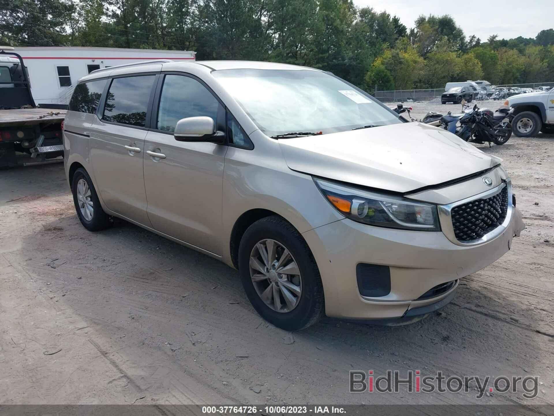 Photo KNDMB5C14G6164789 - KIA SEDONA 2016