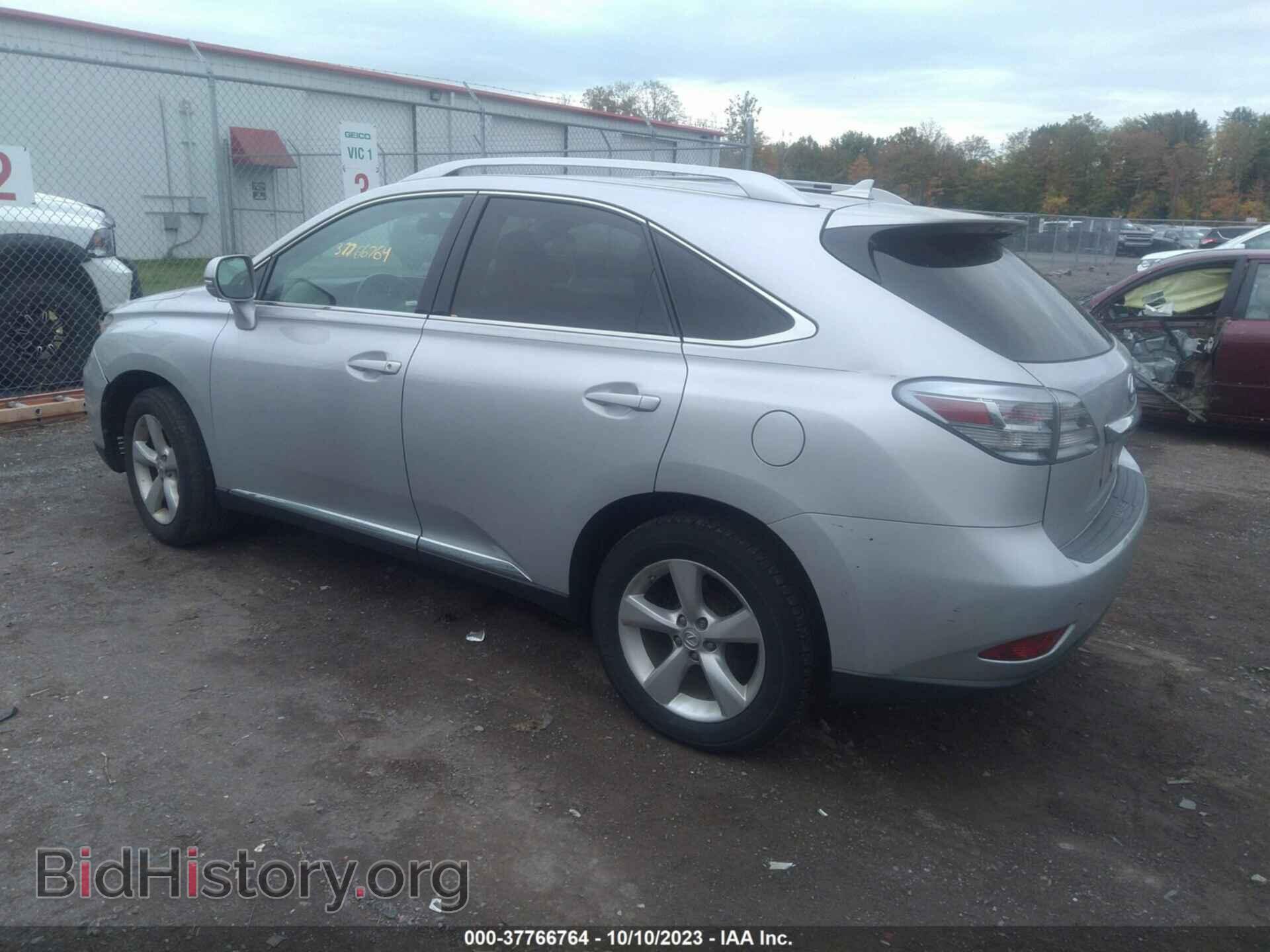 2011 LEXUS RX 350 - VIN: 2T2BK1BA6BC093190 - Фото 3
