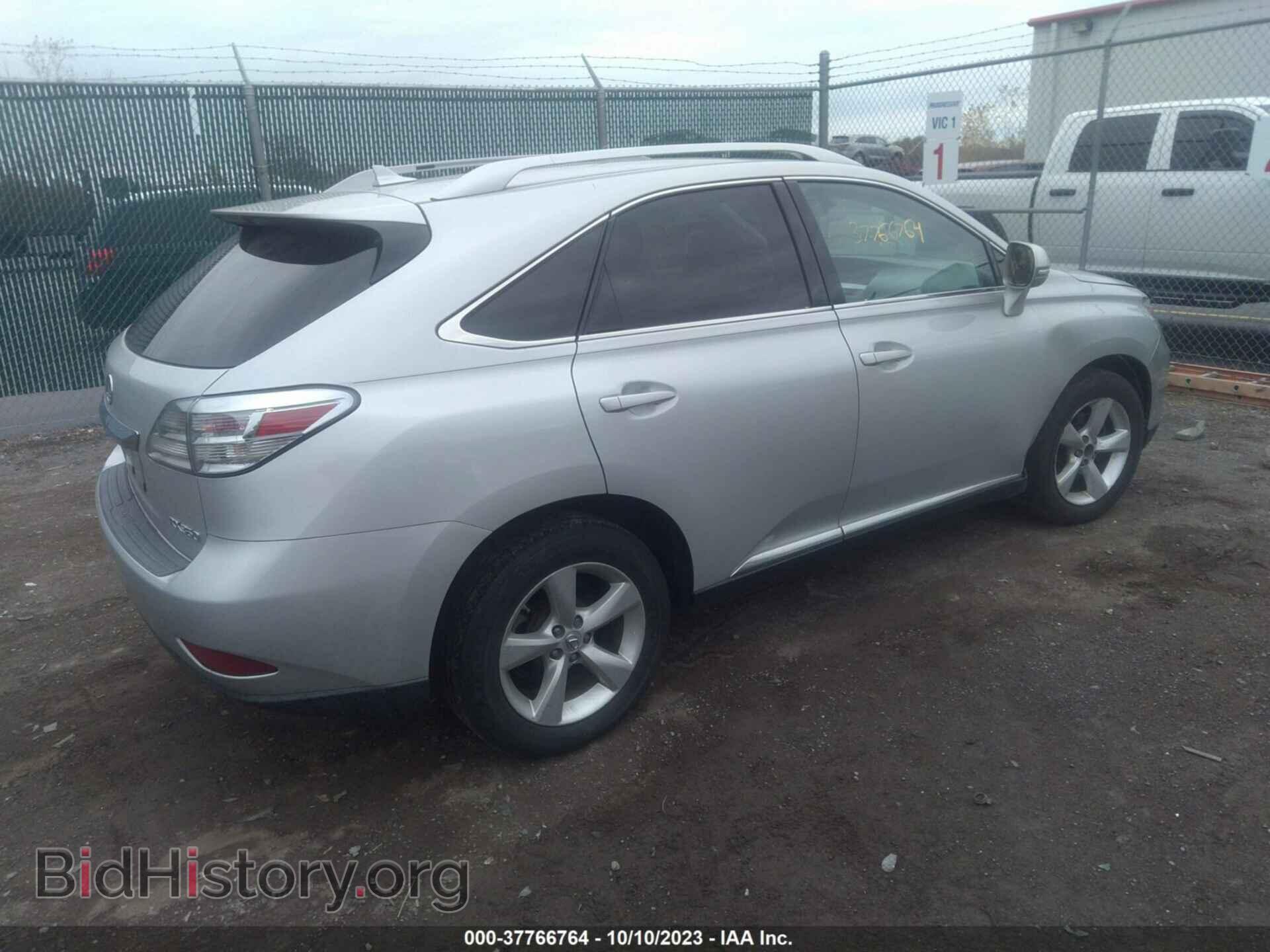 2011 LEXUS RX 350 - VIN: 2T2BK1BA6BC093190 - Фото 4