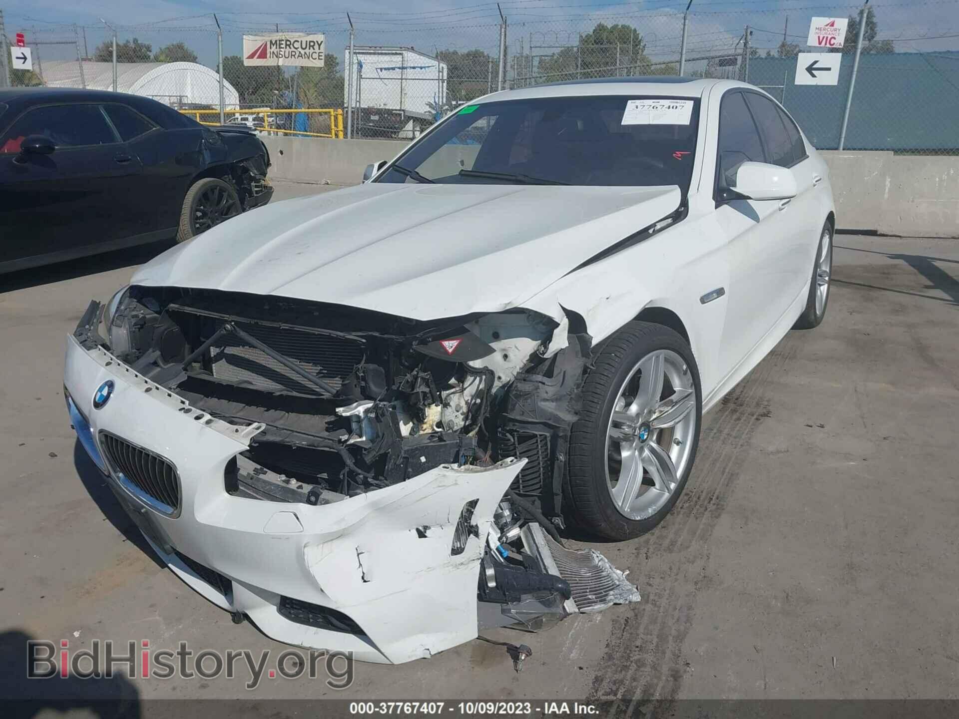 2013 BMW 5 SERIES - VIN: WBAFR7C55DC828479 - Фото 2