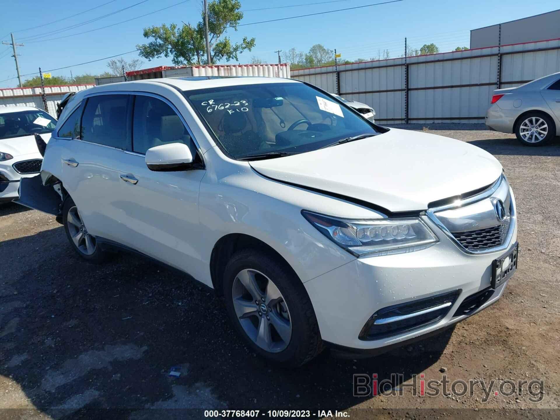 Photo 5FRYD3H23FB004924 - ACURA MDX 2015