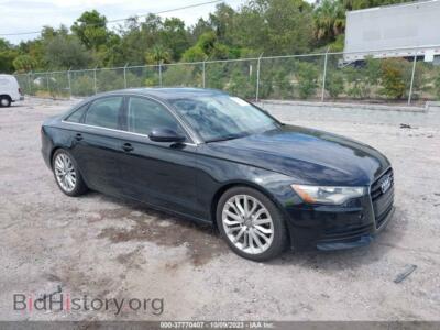 2012 Audi A6 2.0T Premium Plus, черный — VIN WAUDFAFC2CN152129, IAAI