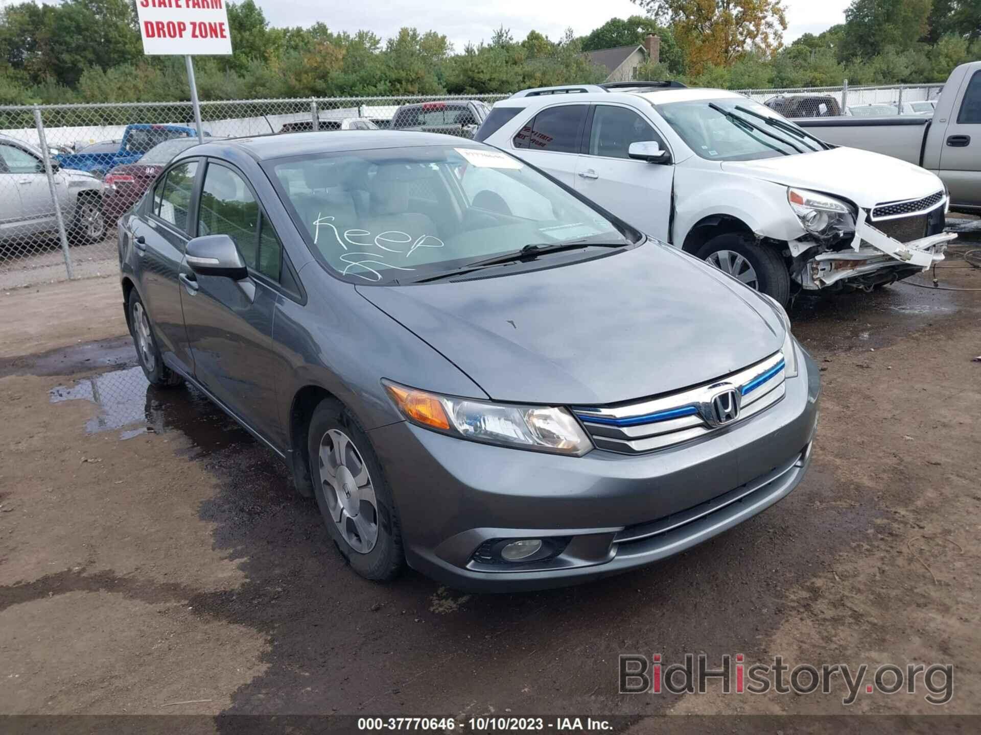 Photo JHMFB4F25CS002905 - HONDA CIVIC HYBRID 2012