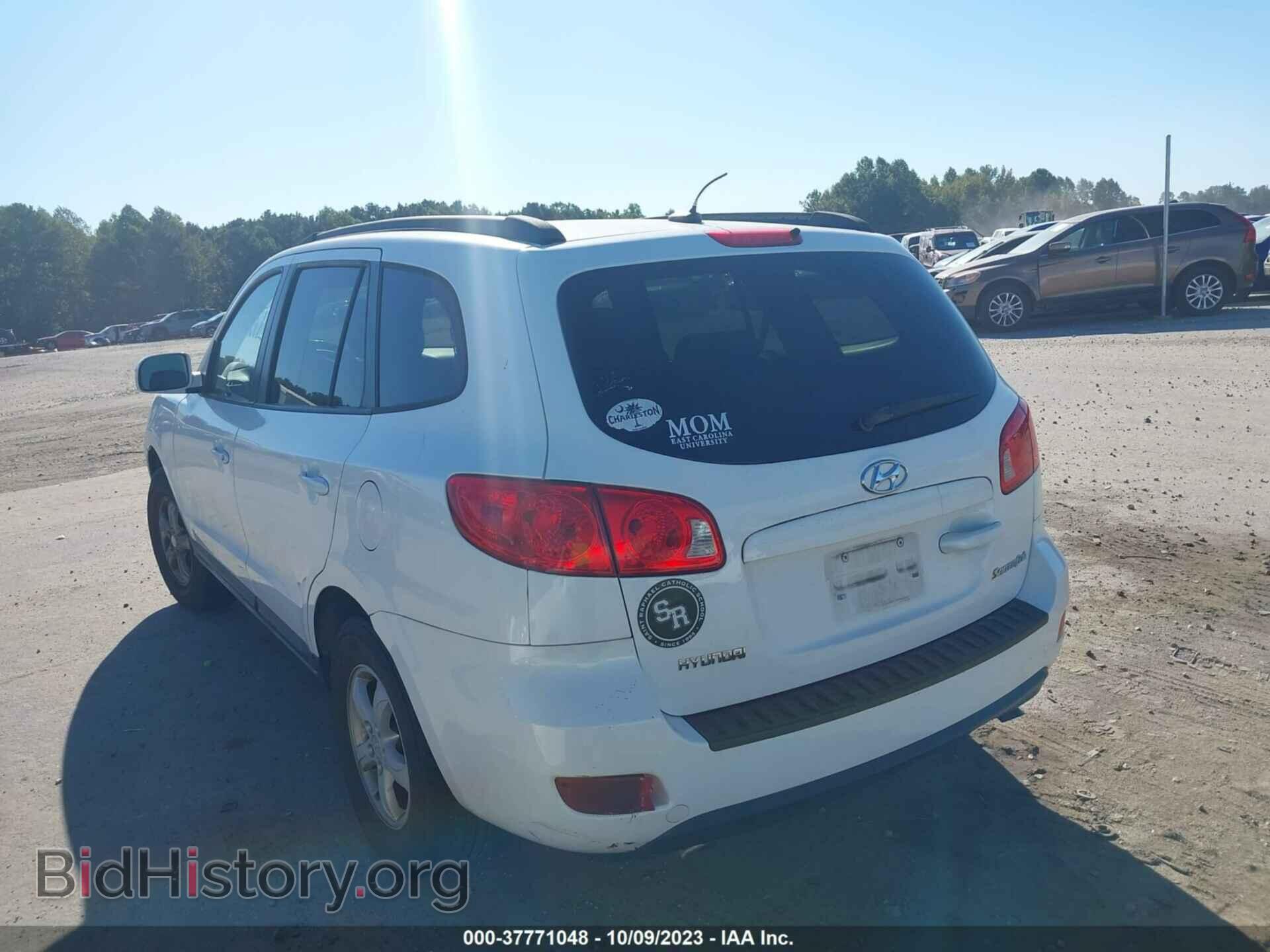 2008 HYUNDAI SANTA FE - VIN: 5NMSG13D08H155149 - Фото 3