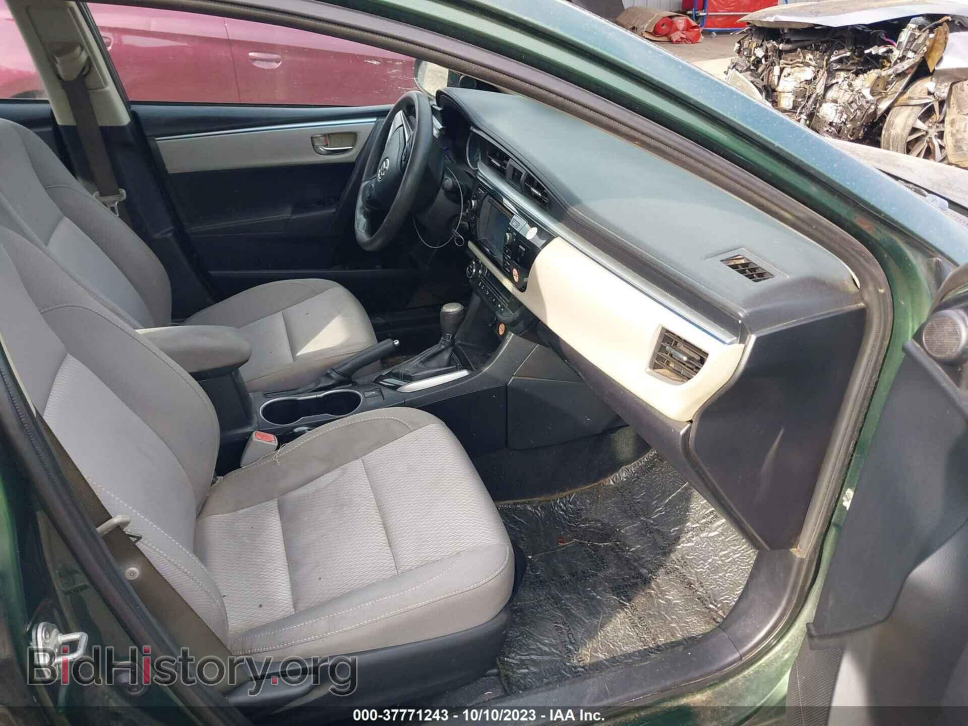 2014 TOYOTA COROLLA - VIN: 2T1BURHE3EC127713 - Фото 5