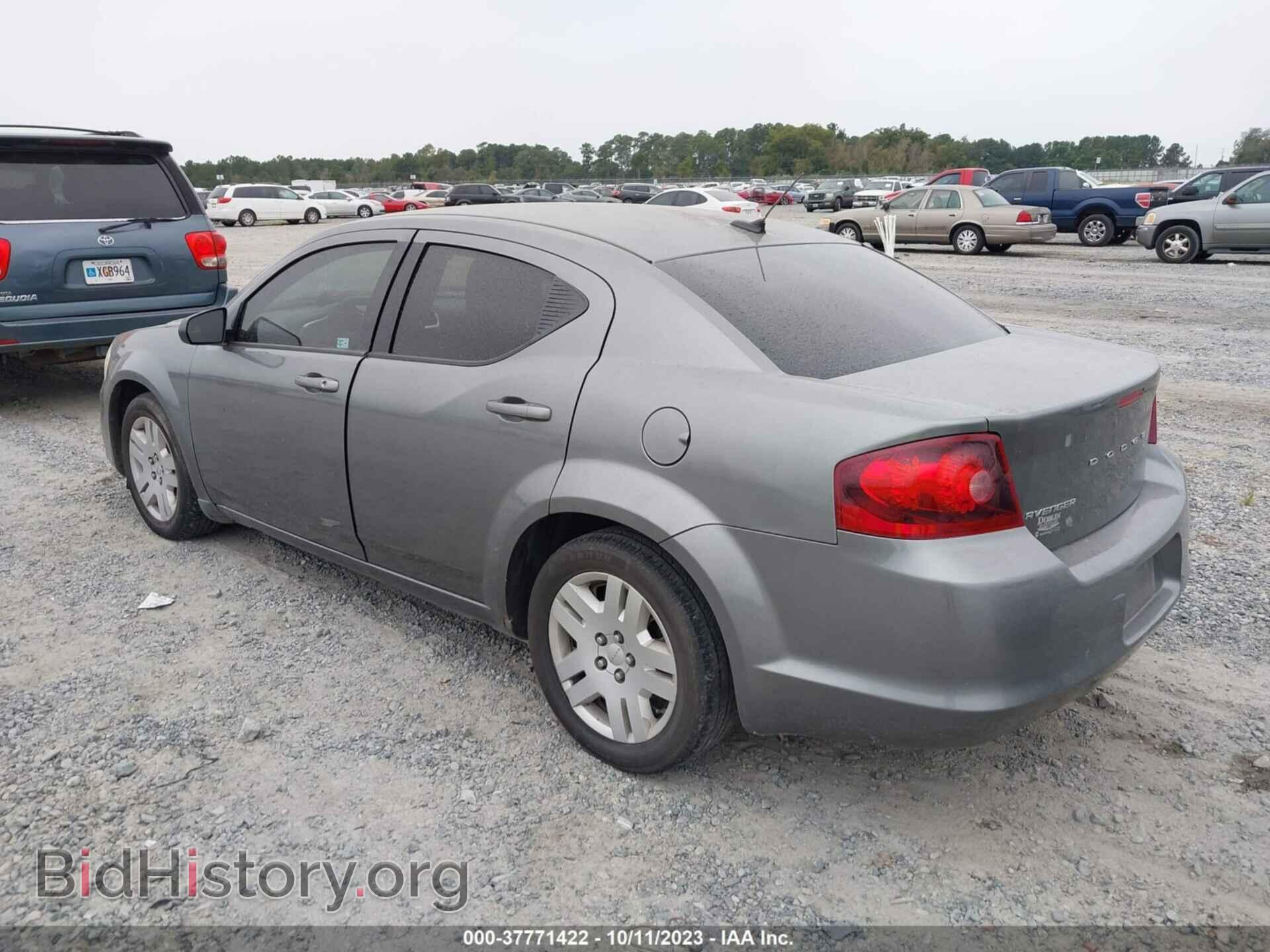2013 DODGE AVENGER - VIN: 1C3CDZAG2DN749347 - Фото 3