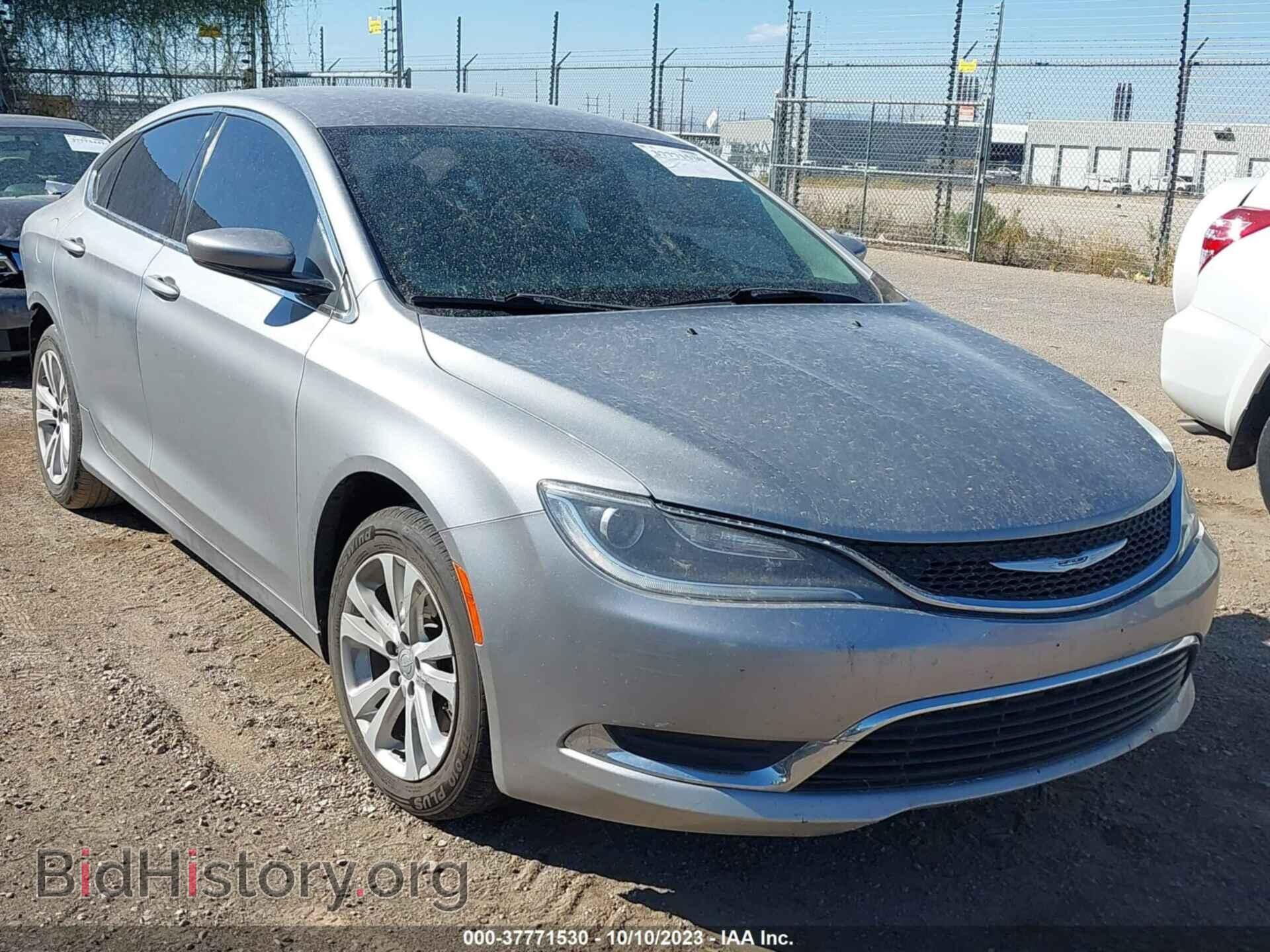 Фотография 1C3CCCAB5GN123400 - CHRYSLER 200 2016