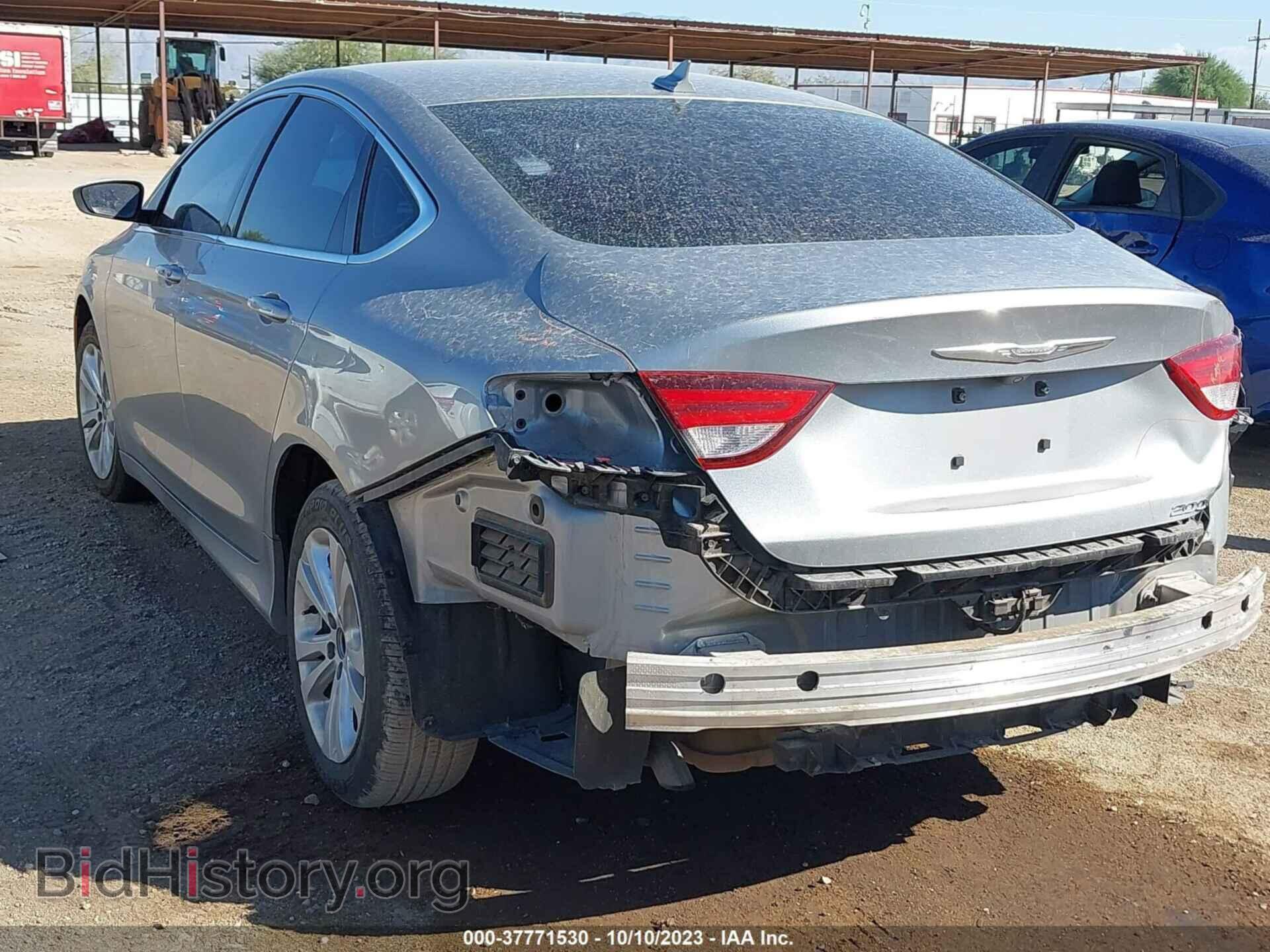 2016 CHRYSLER 200 - VIN: 1C3CCCAB5GN123400 - Фото 3