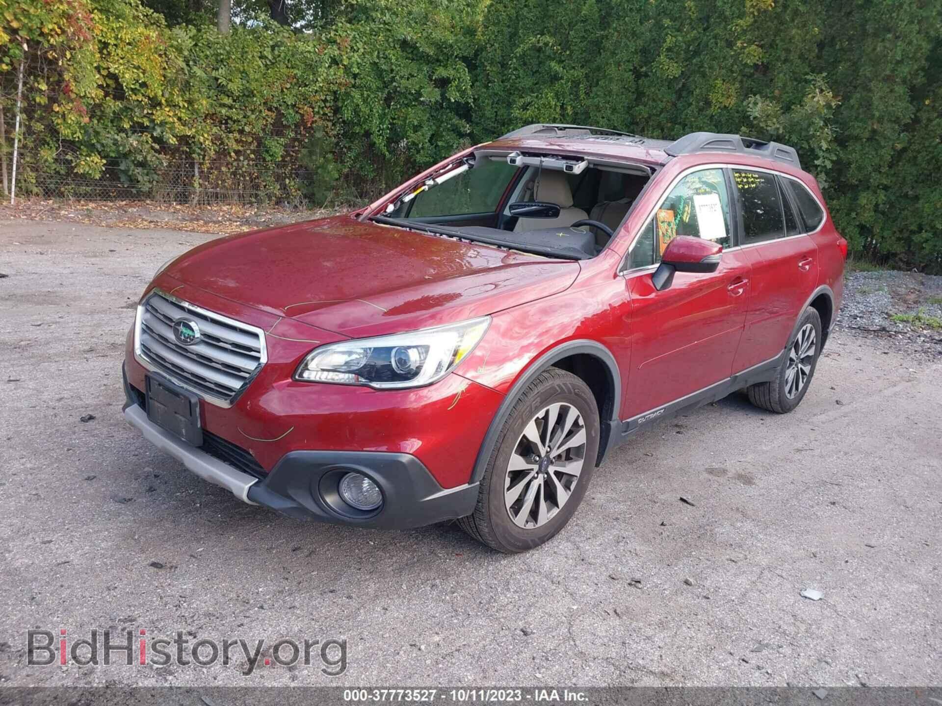 2016 SUBARU OUTBACK - VIN: 4S4BSENC0G3223128 - Фото 2
